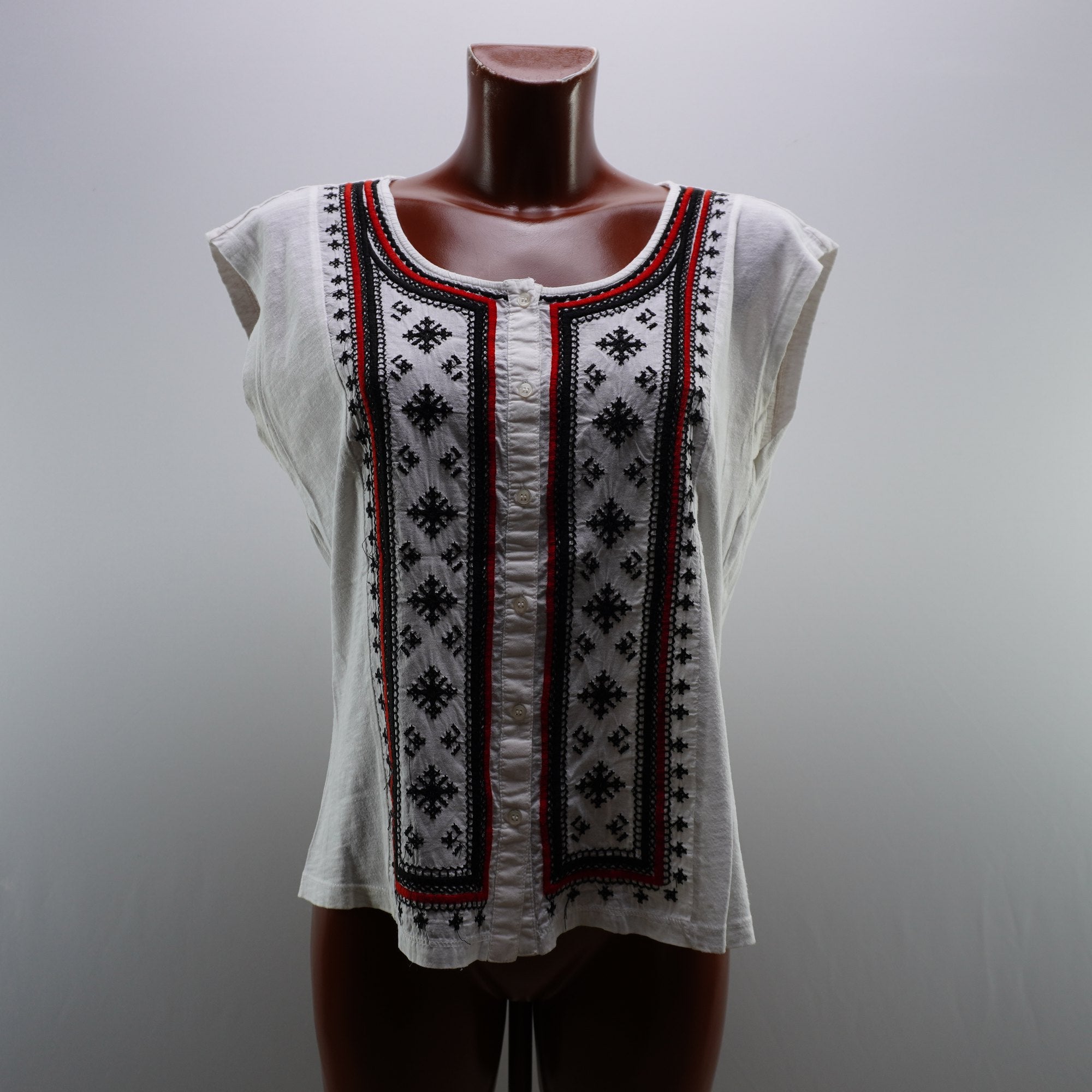 Camiseta Cortefiel para Mujer Usada - Blanca, L