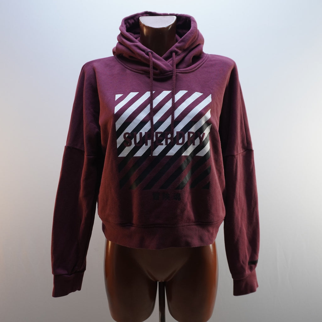 Sudadera con Capucha Superdry para Mujer Usada - Roja, L