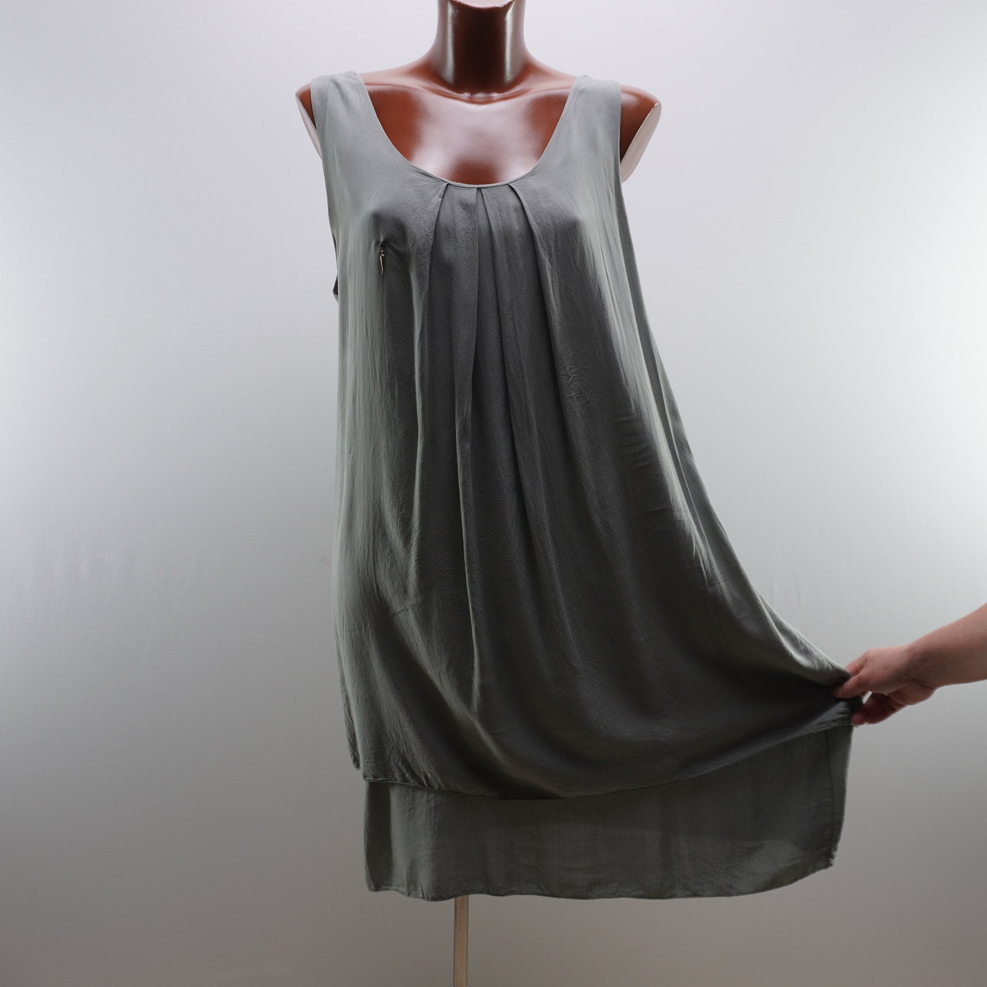 Vestido Italian Style para Mujer Usado - Caqui, XL