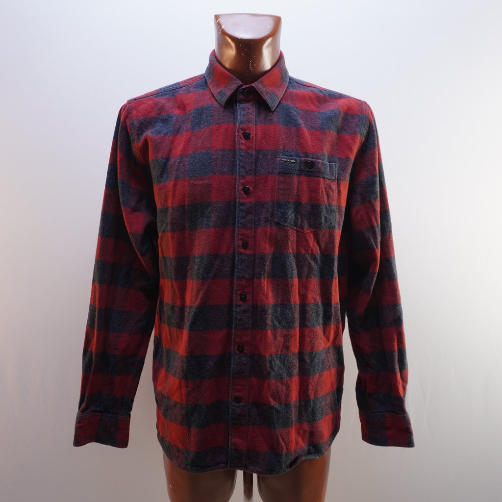Camisa Henley Volcom para Hombre Usada - Roja, L
