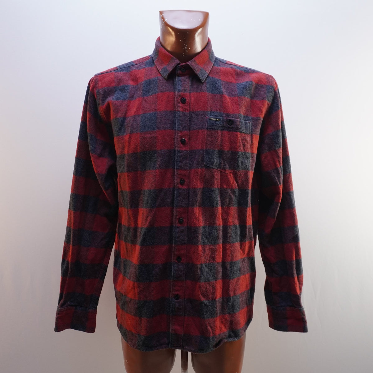 Camisa Henley Volcom para Hombre Usada - Roja, L