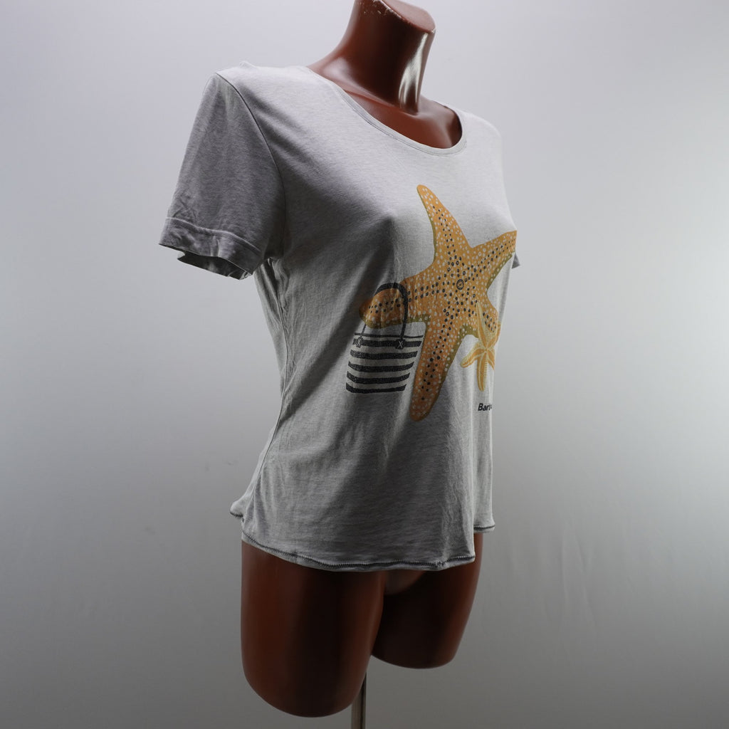 Camiseta Barbour para Mujer Usada - Gris, M
