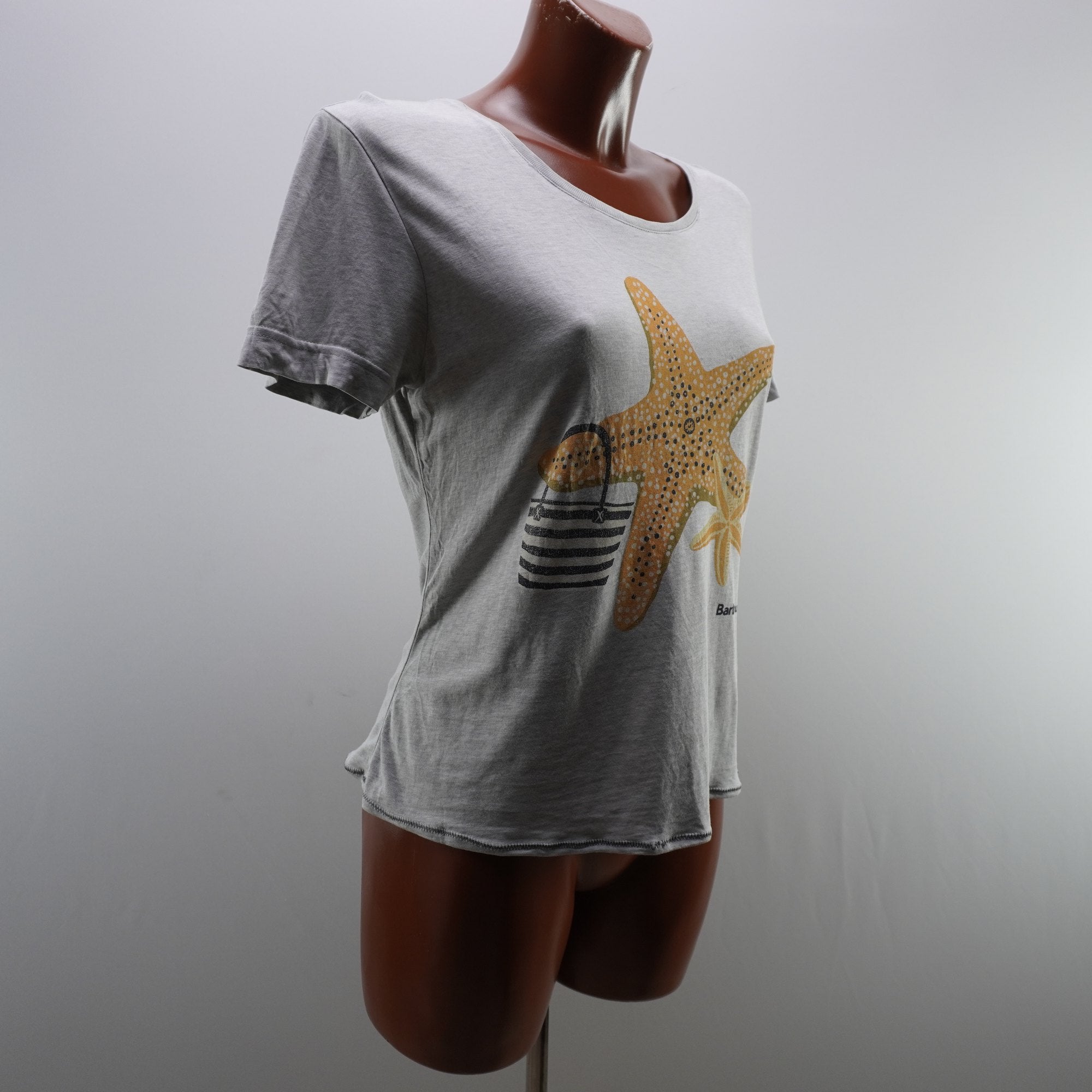 Camiseta Barbour para Mujer Usada - Gris, M