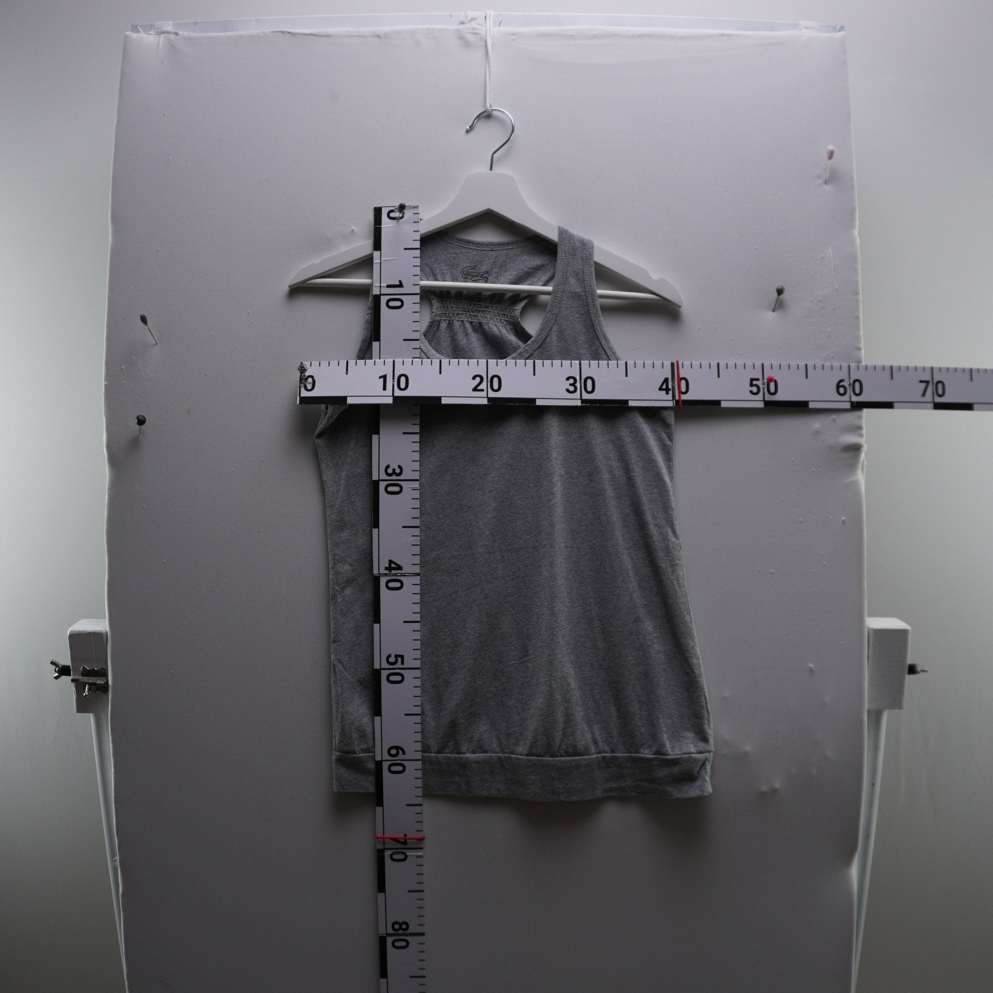 Camiseta Lacoste para Mujer Usada - Gris, M