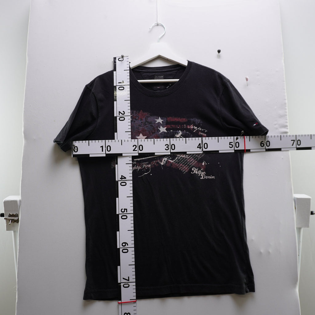 Camiseta Tommy Hilfiger para Hombre Usada - Negra, M