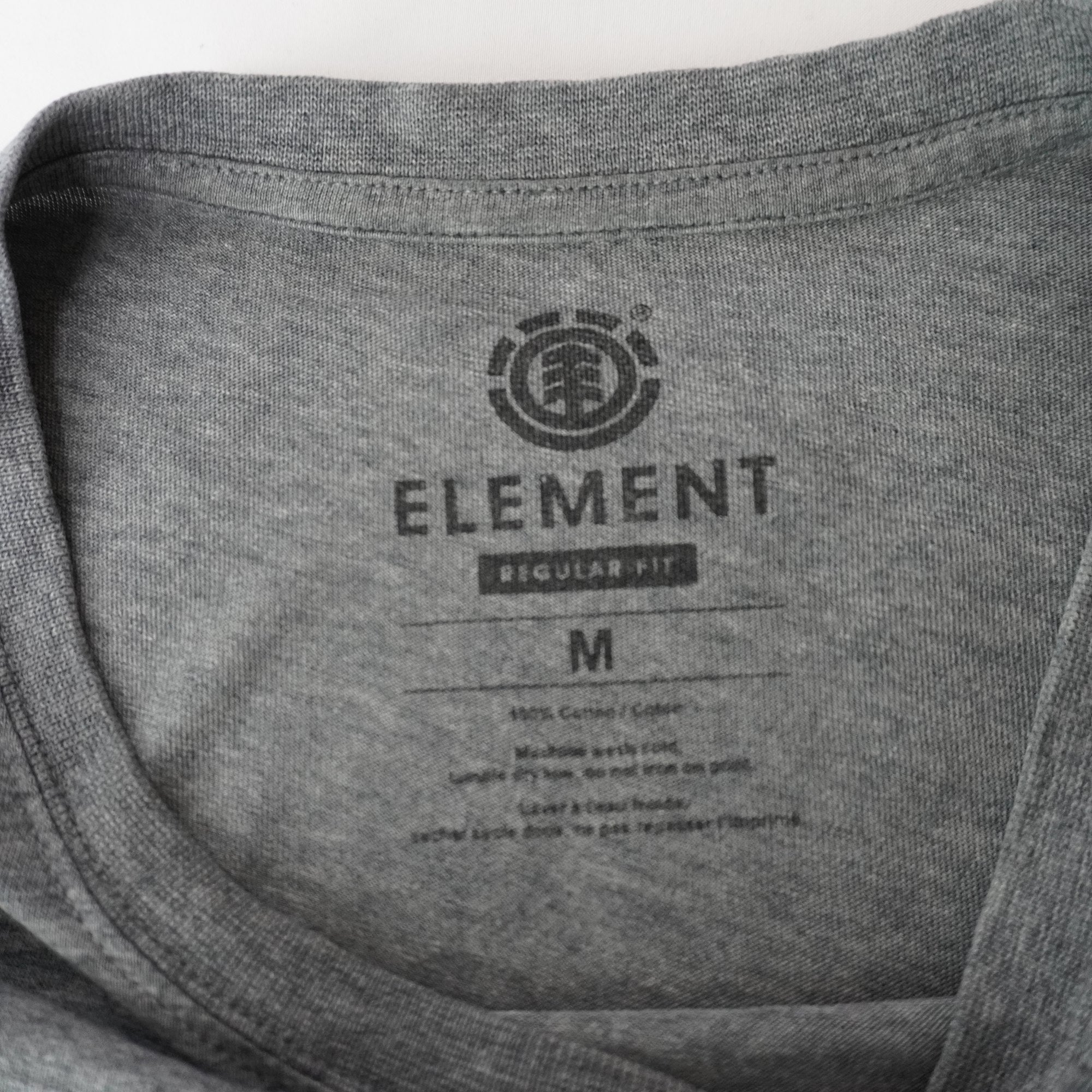 Camiseta de Manga Corta Element para Hombre Usada - Gris, M