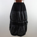 Falda Escalera para Mujer Usada - Negra, XL