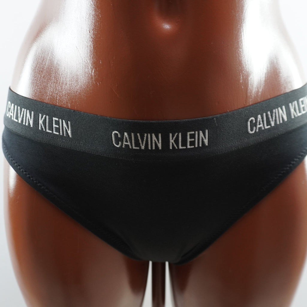 Parte Superior de Traje de Baño Calvin Klein para Mujer - Negro, S (Usado en Muy Buen Estado)