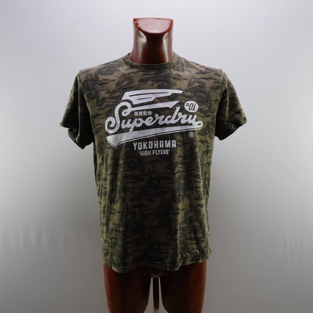 Camiseta Superdry para Hombre Usada - Verde, XXL