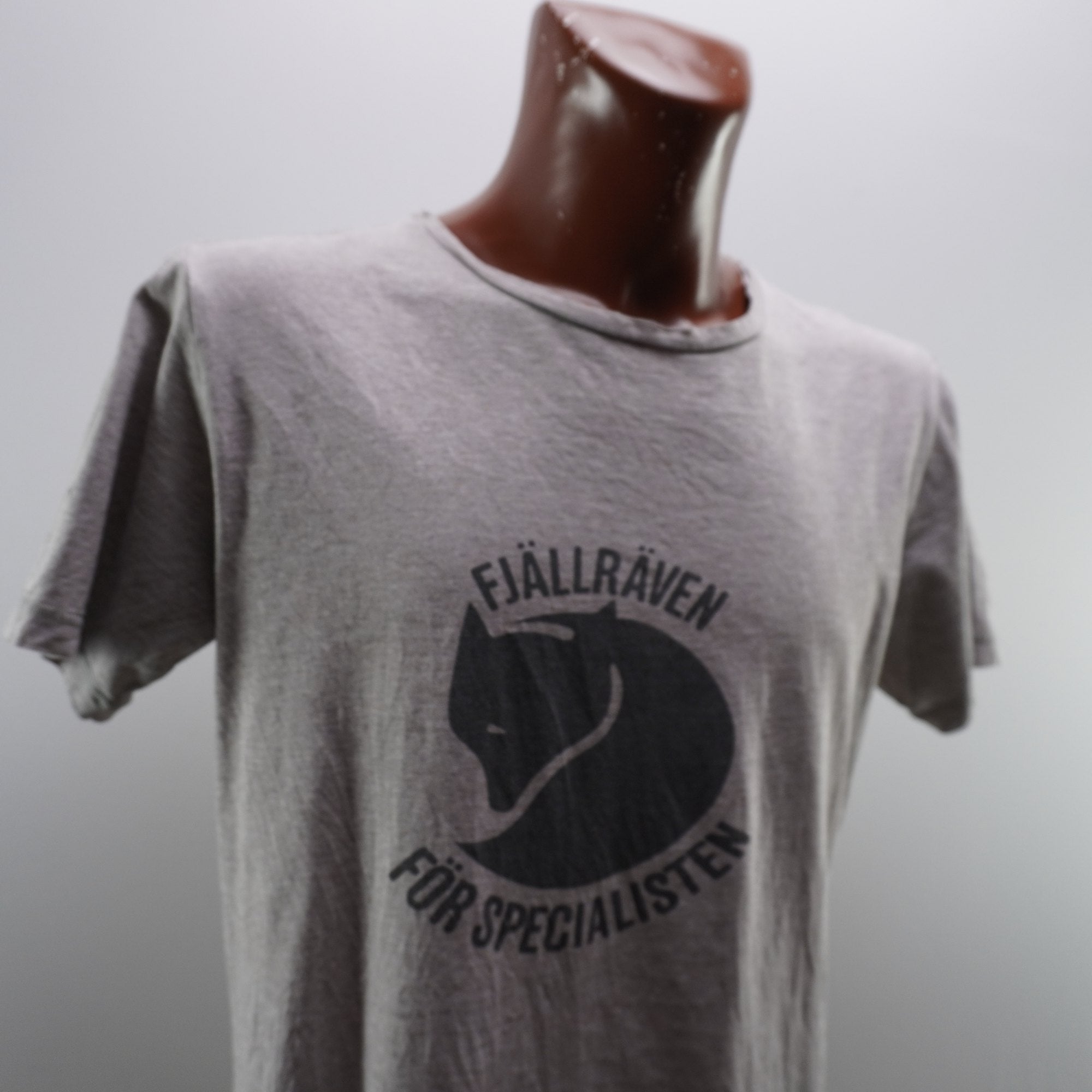 Camiseta de Manga Corta Fjallraven para Hombre Usada - Gris, XL