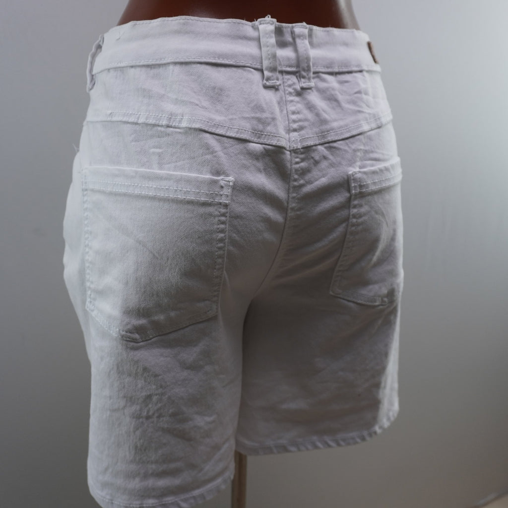 Pantalones Cortos Vaqueros Gina para Mujer Usados - Blanco, XXL