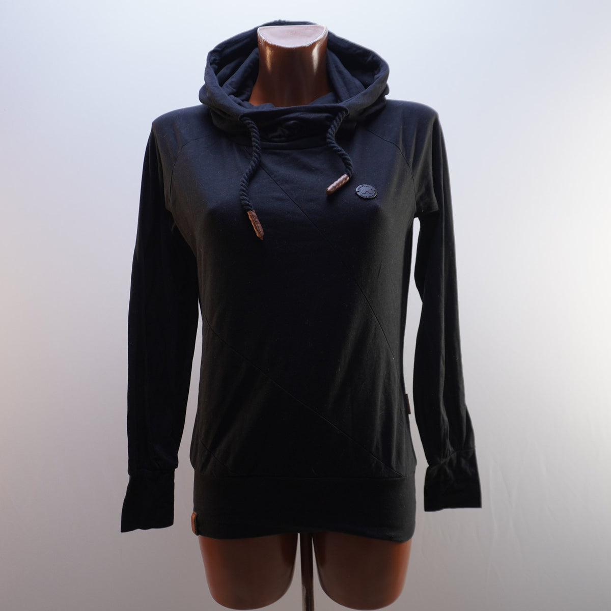 Sudadera con Capucha Naketano para Mujer Usada - Negra, M