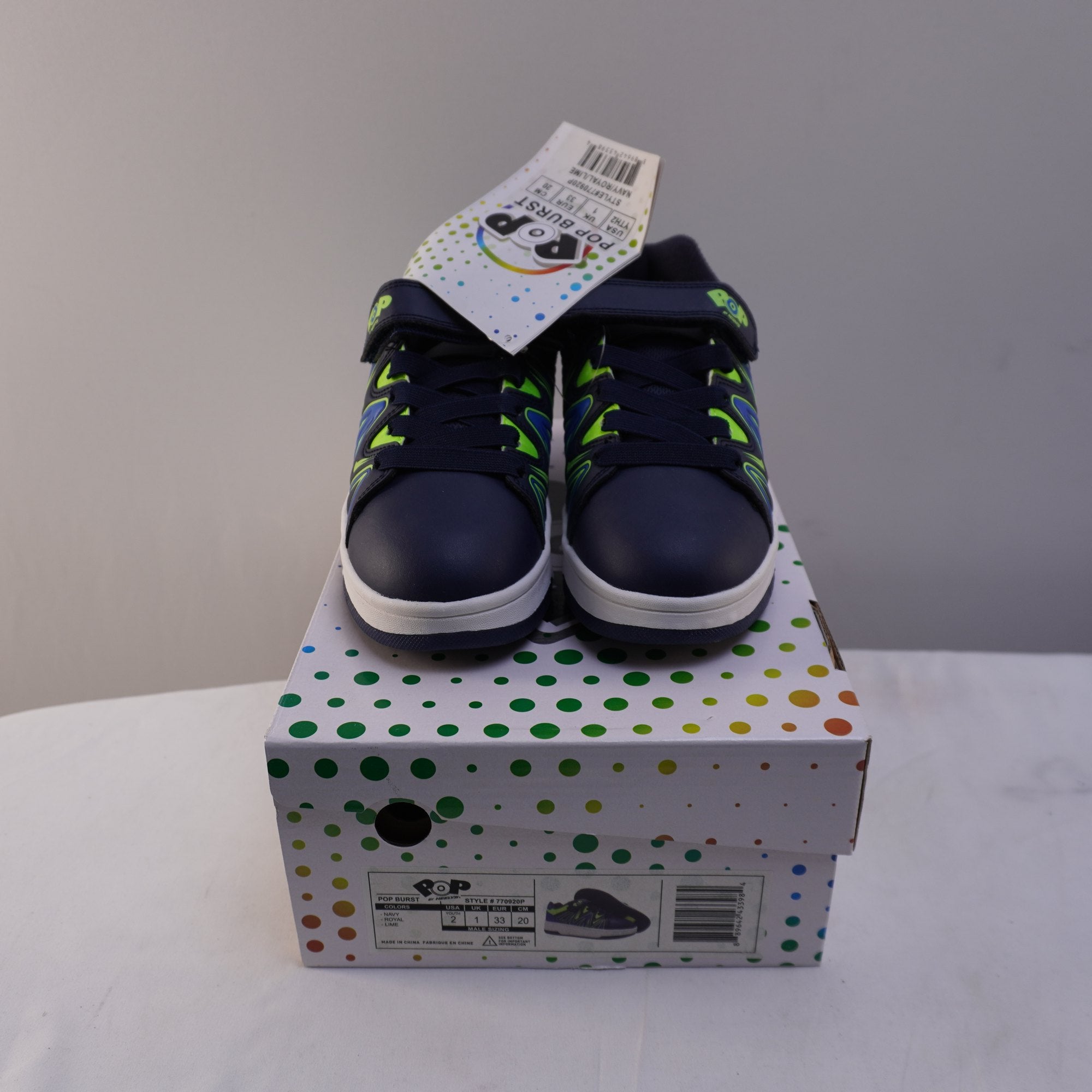Zapatillas Hellys Pop para Hombre Usadas - Azules, Talla 33