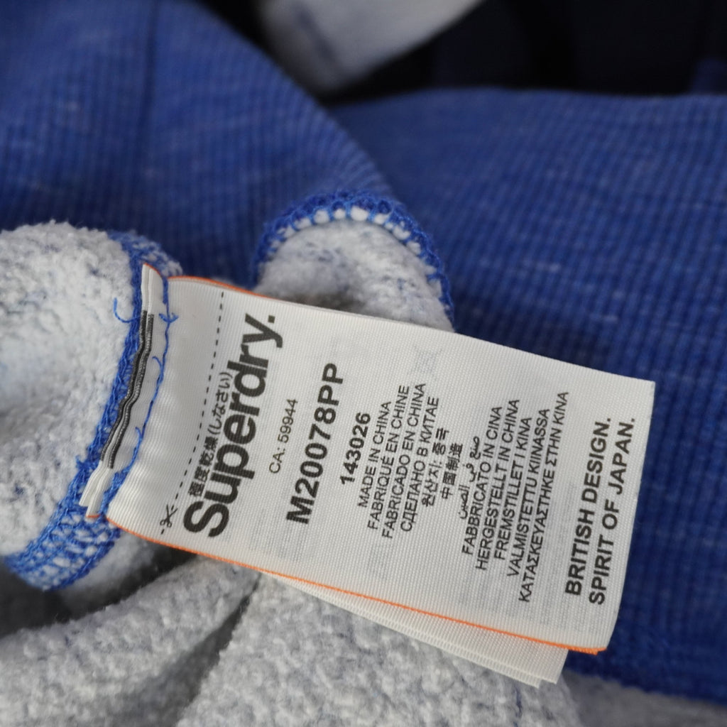 Sudadera con Capucha Superdry para Hombre Usada - Azul, L