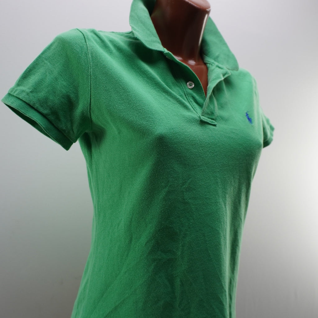 Camiseta de Manga Corta Ralph Lauren para Mujer - Verde, L (Usada en Muy Buen Estado)