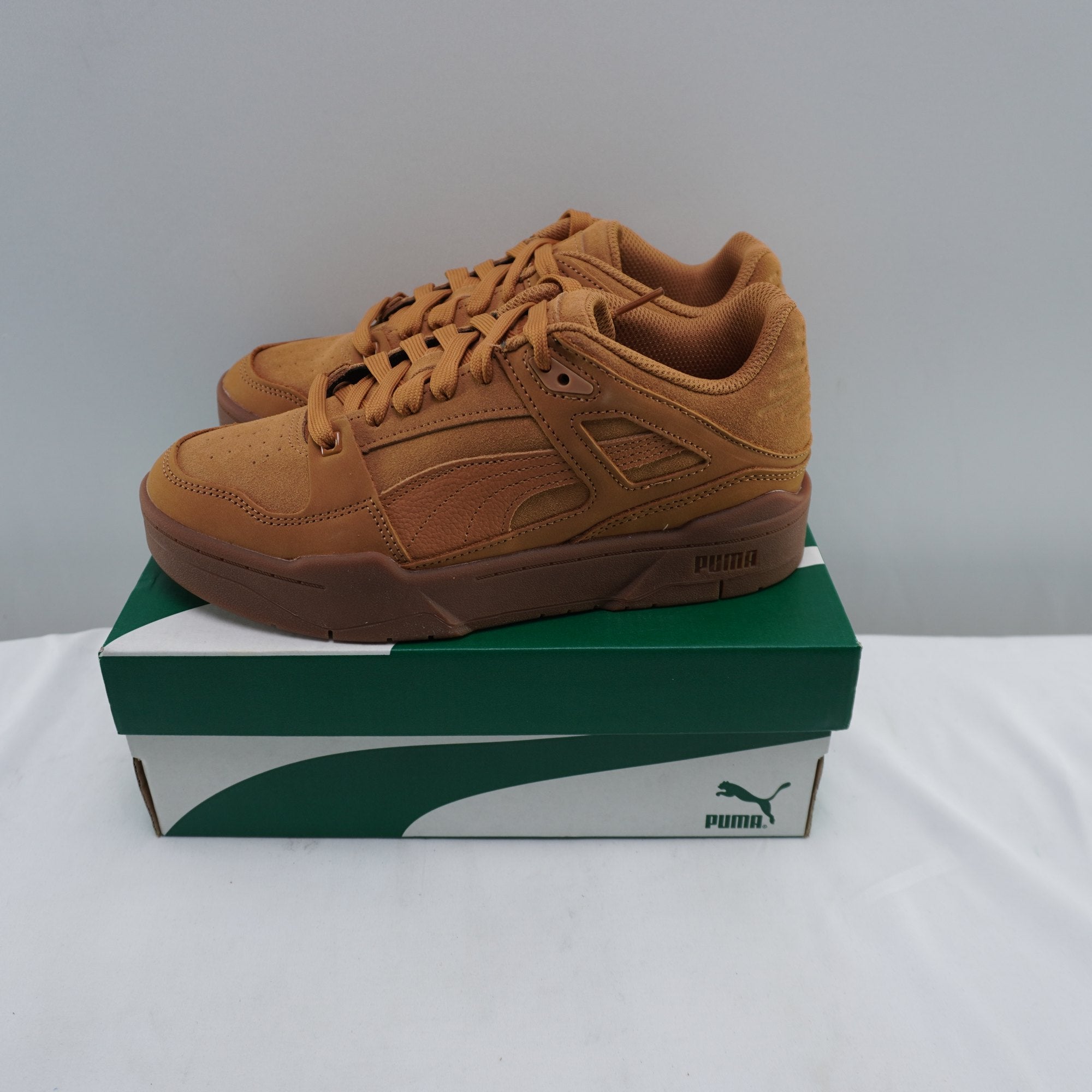 Zapatillas Puma para Mujer Usadas - Marrón, Talla 39