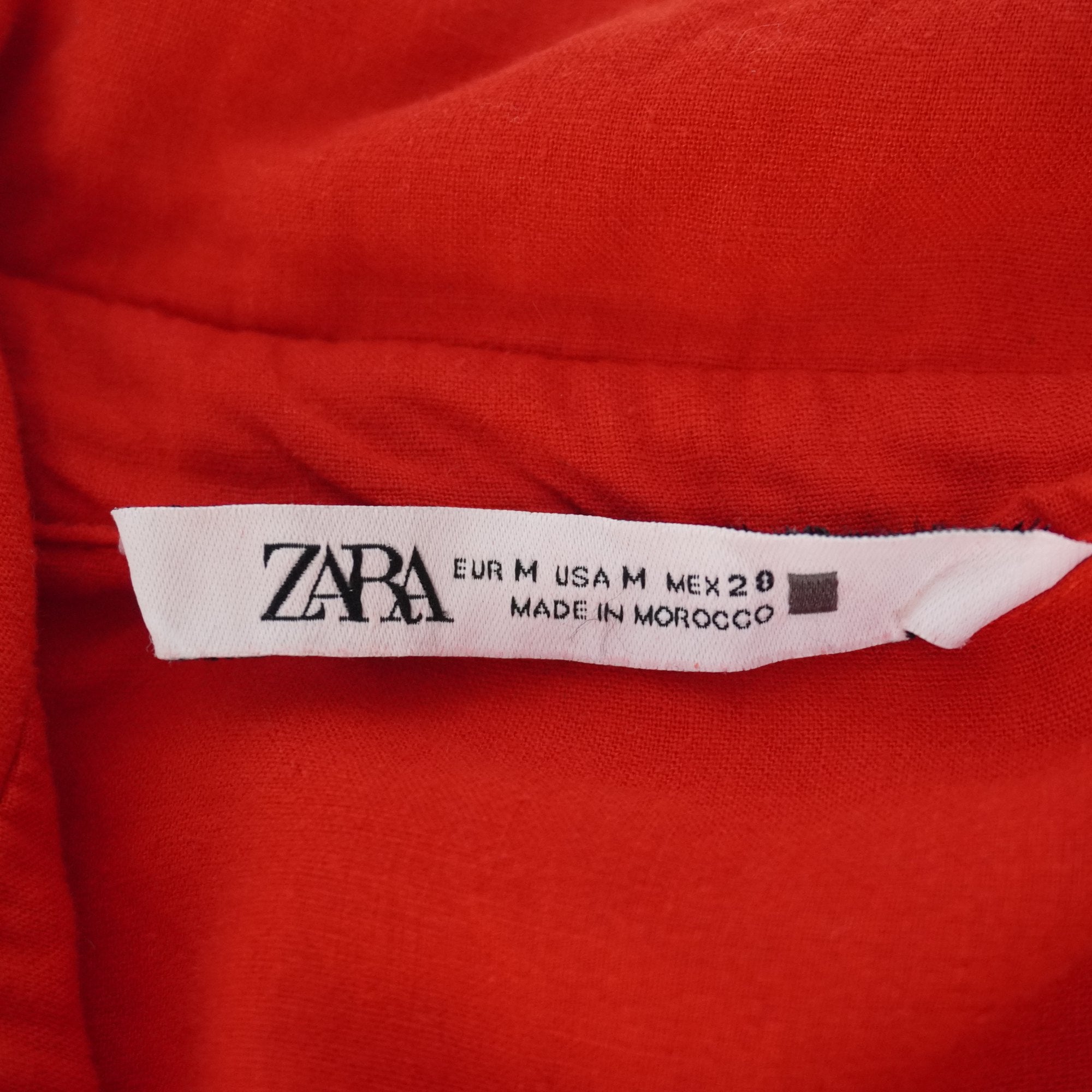 Camisa Henley Zara para Mujer Usada - Roja, M