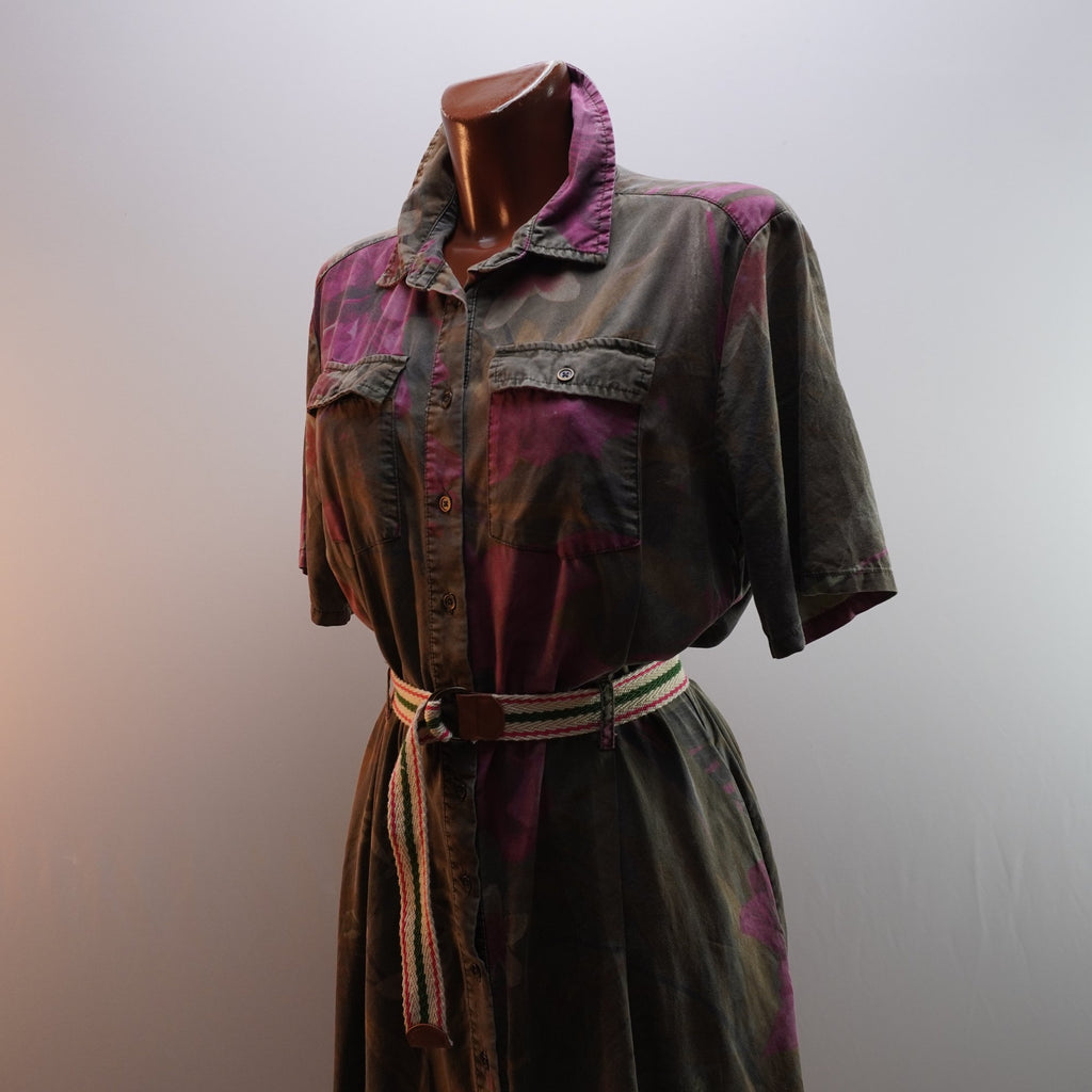 Vestido Desigual para Mujer Usado - Verde, XXXL