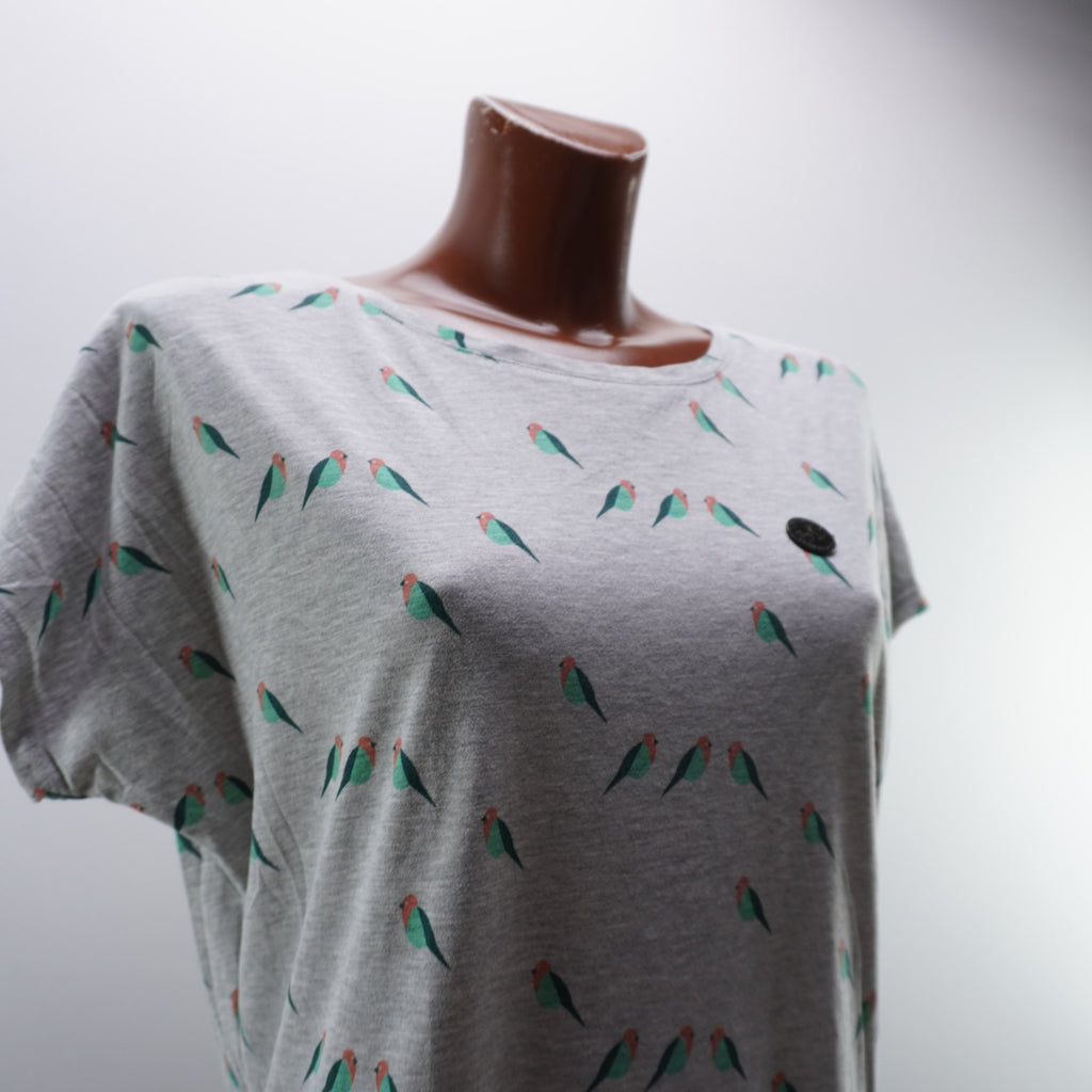 Camiseta Naketano para Mujer Usada - Gris, S