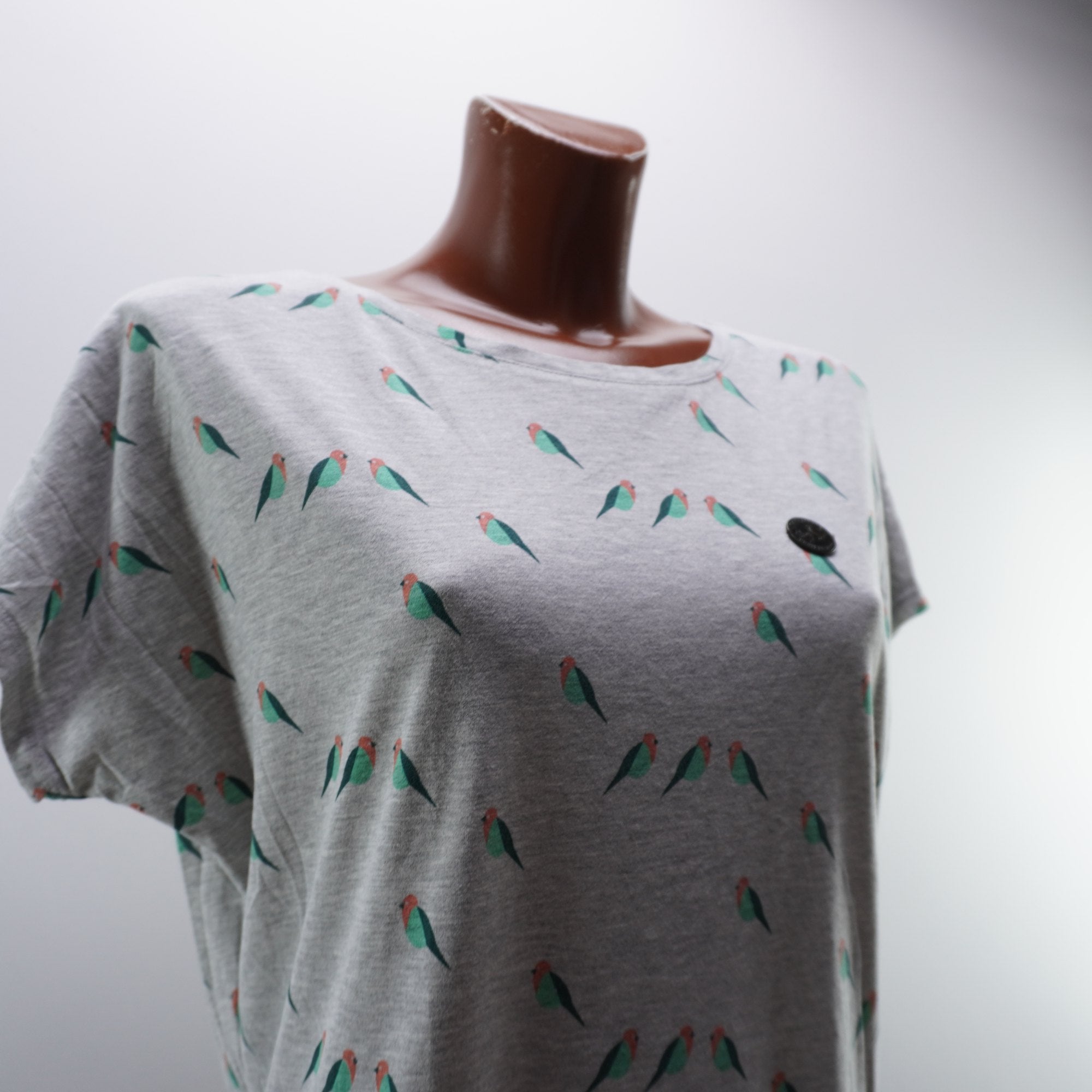 Camiseta Naketano para Mujer Usada - Gris, S