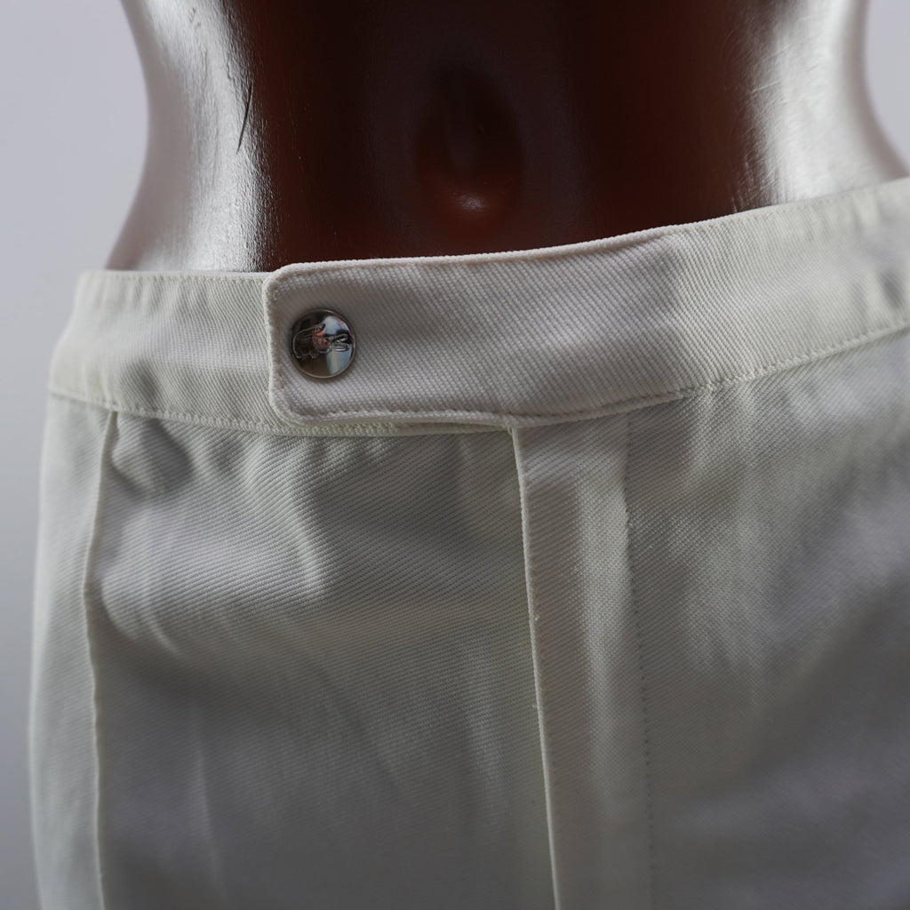 Pantalones Cortos Chinos Lacoste para Mujer Usados - Blanco, L