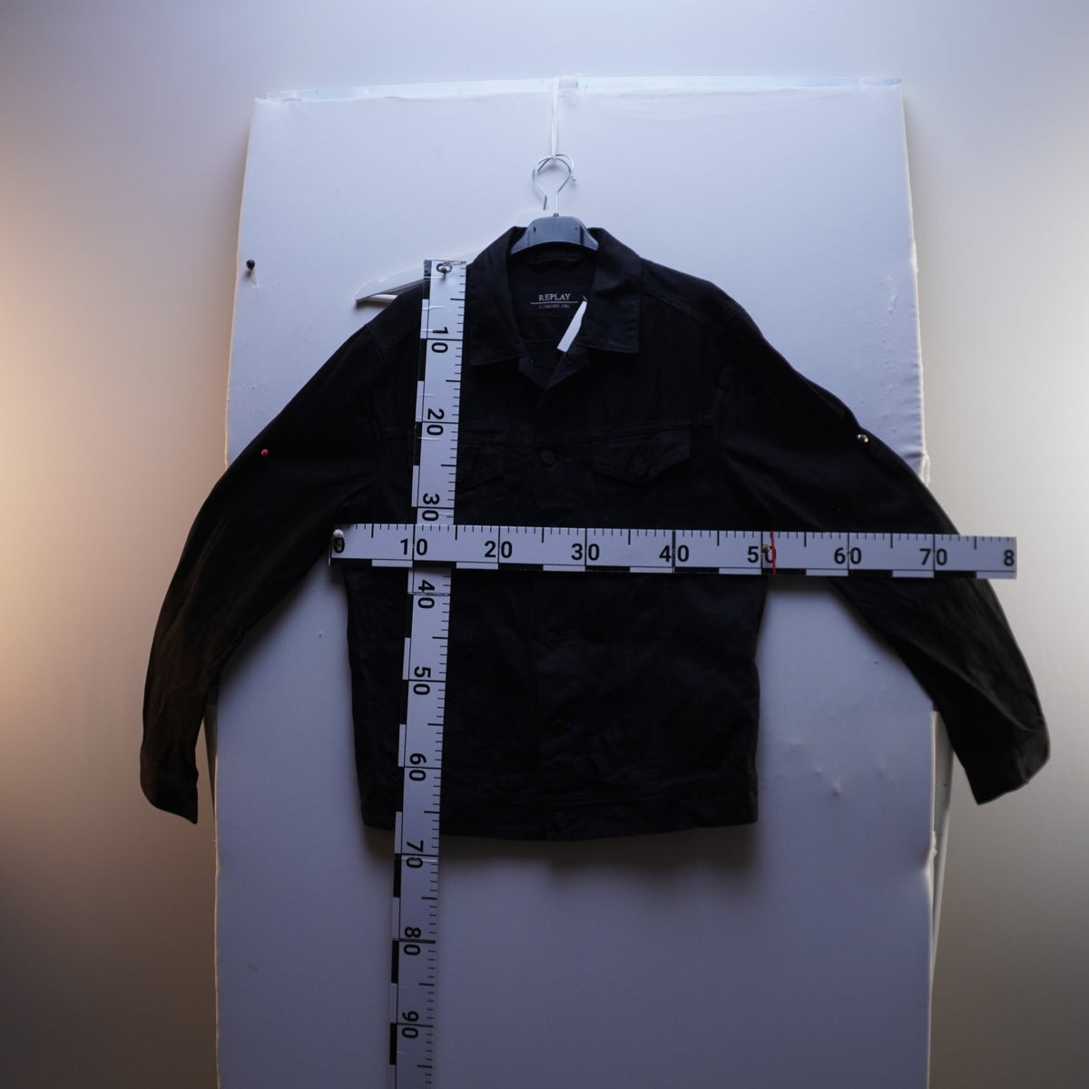 Cazadora Vaquera Replay para Hombre Usada - Negra, L