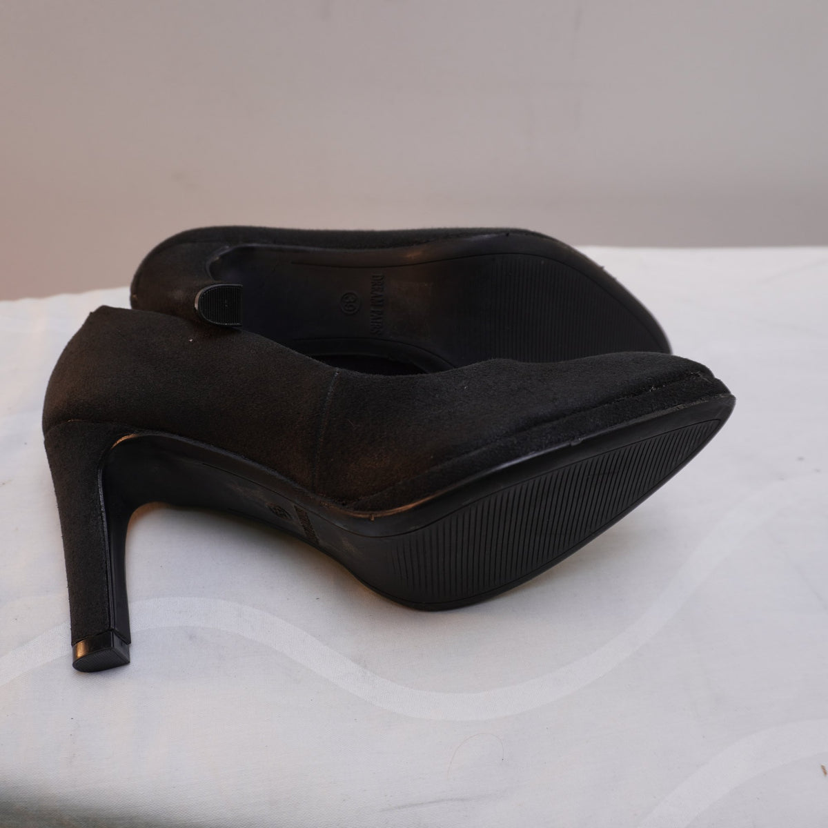 Tacones Dream Paris para Mujer Usados - Negros, Talla 39