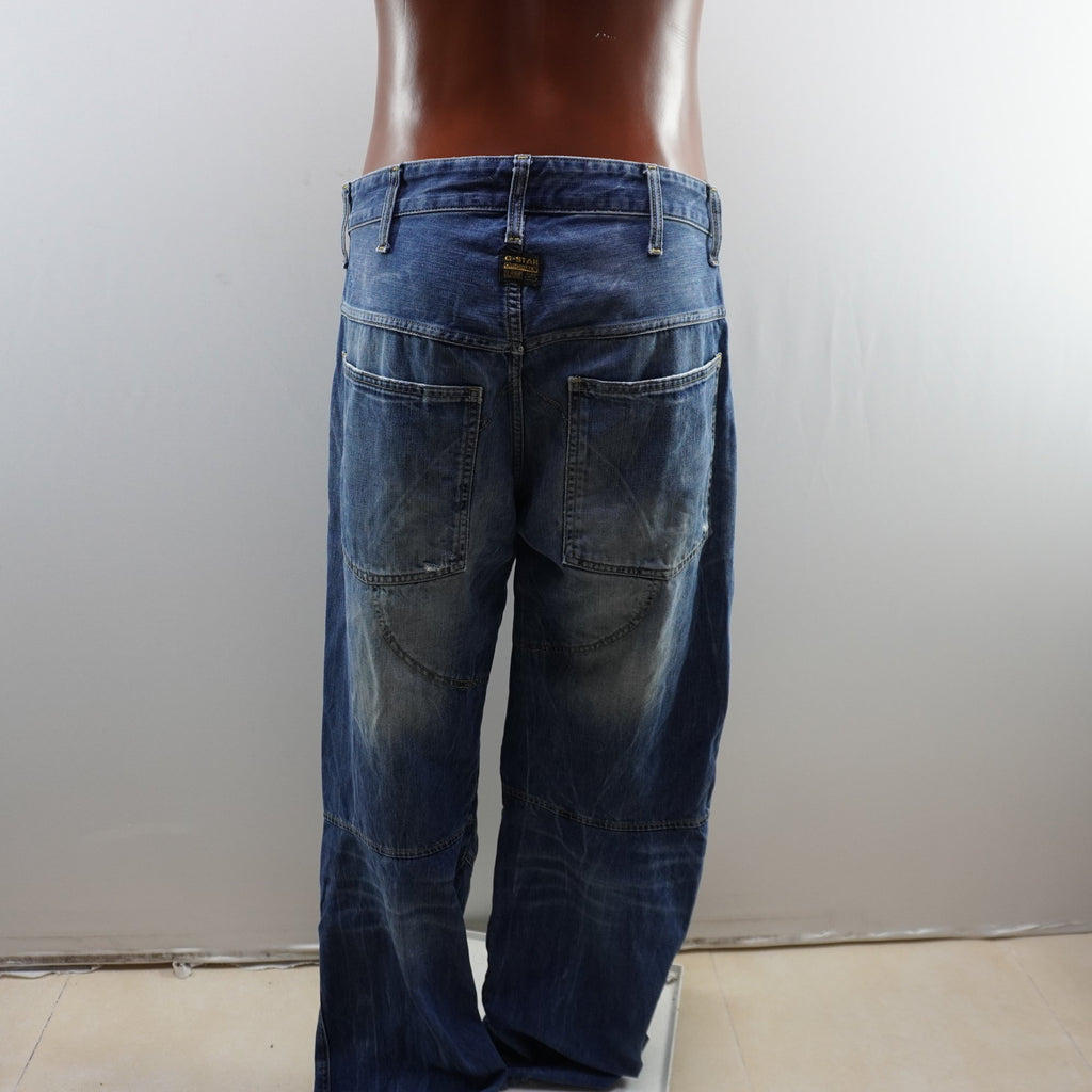 Vaqueros G-Star para Hombre - Azul, Grande (L), Usados en Muy Buen Estado