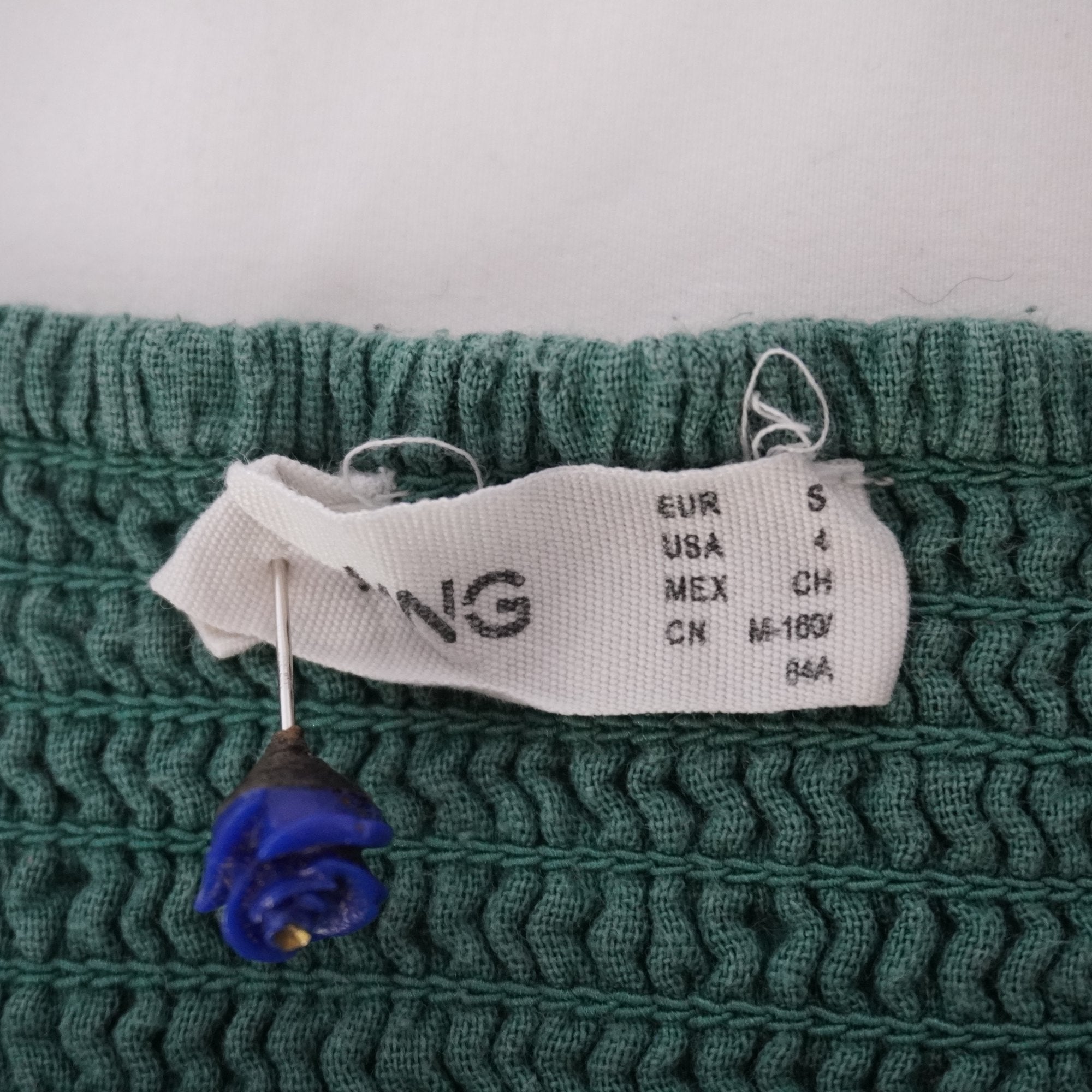 Vestido MNG para Mujer Usado - Verde, Pequeño (S)