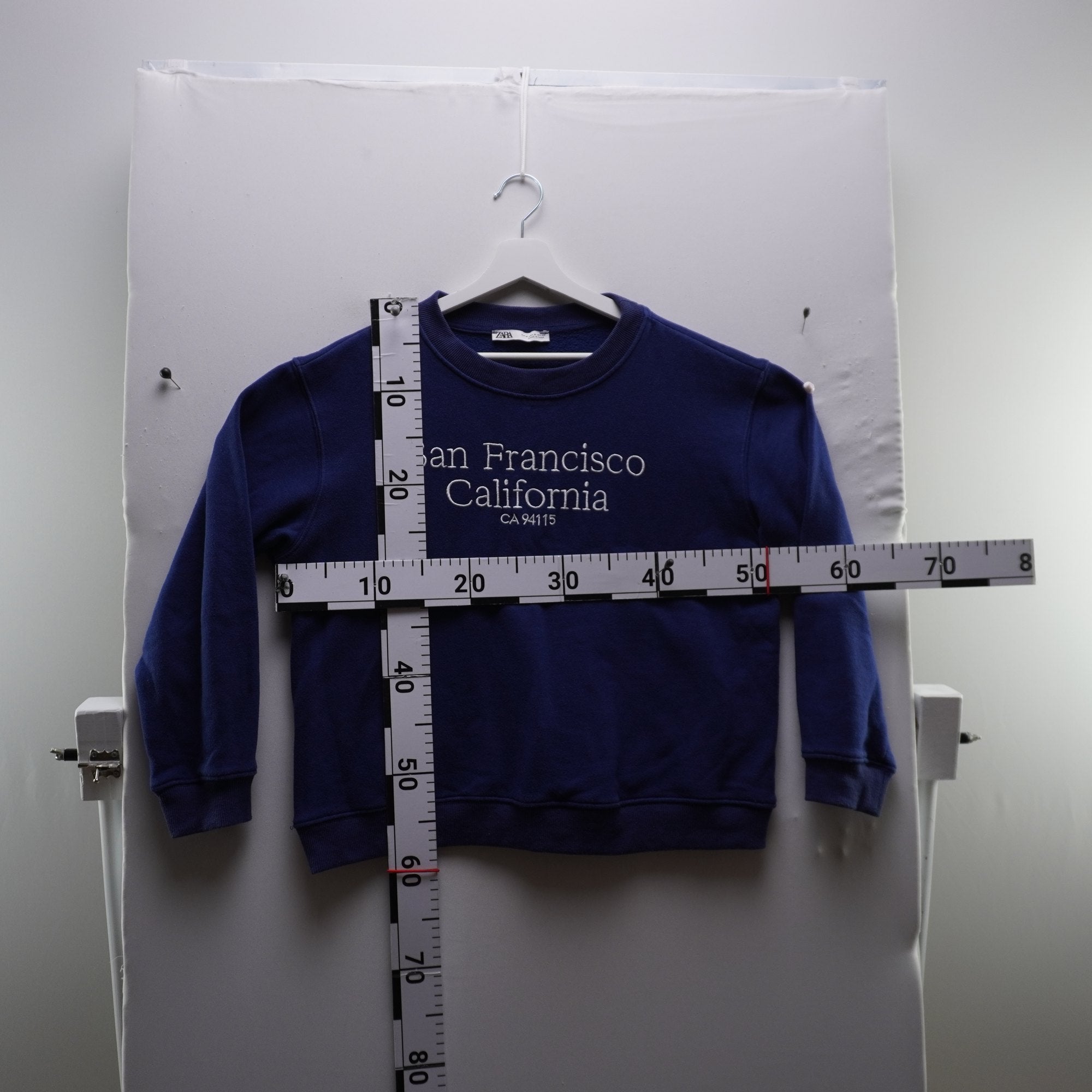 Sudadera con Capucha Zara para Mujer Usada - Azul, M