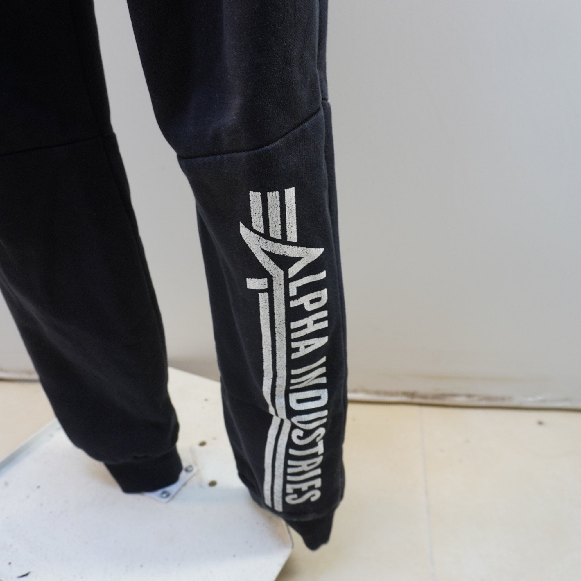 Sudadera con Capucha Alpha Industries para Hombre Usada - Negra, XL