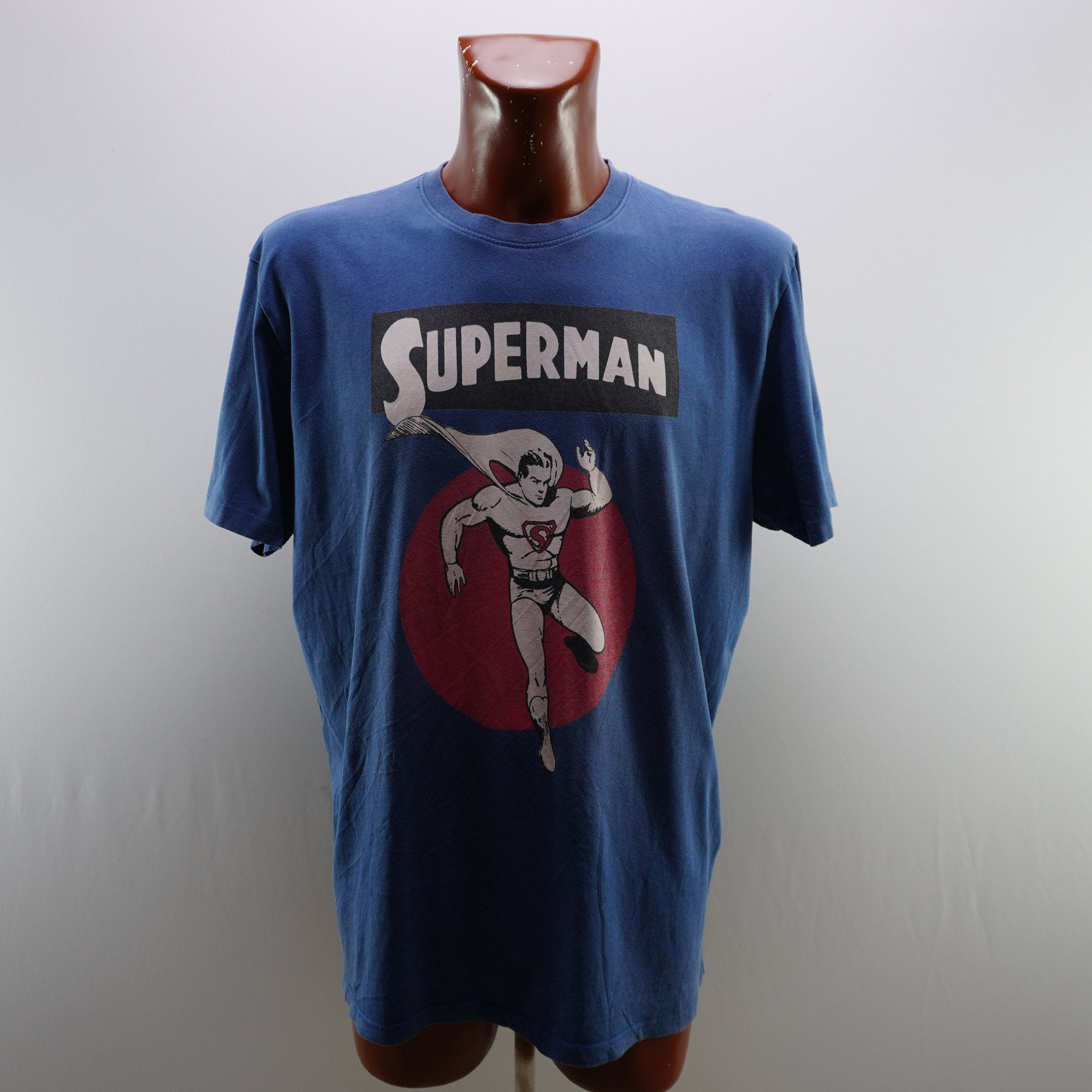 Camiseta Superman para Hombre Usada - Azul, XL