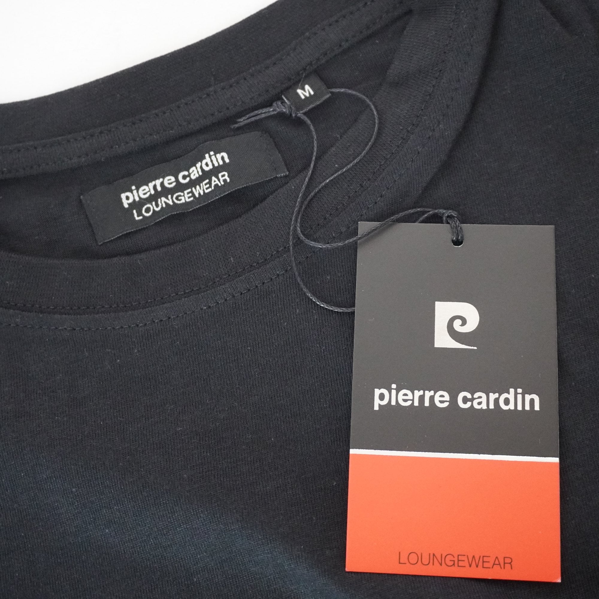 Camiseta de Manga Corta Pierre Cardin para Hombre Usada - Negra, M