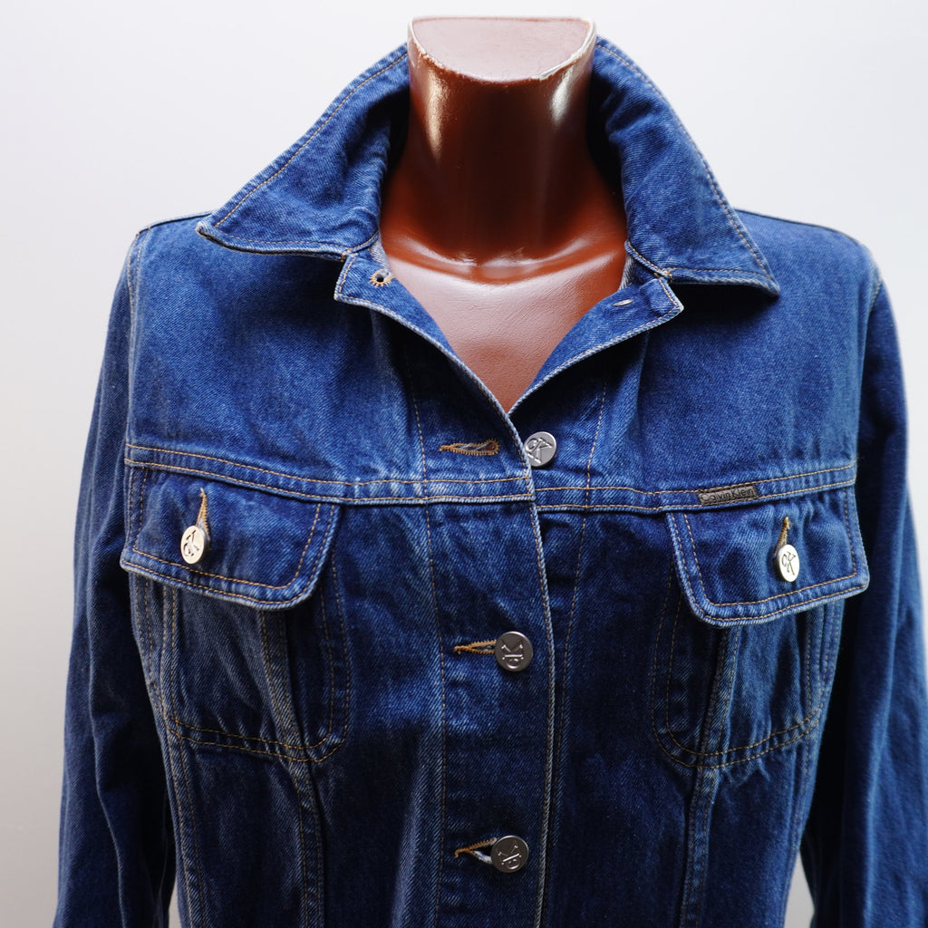 Cazadora Vaquera Calvin Klein para Mujer Usada - Azul, XL