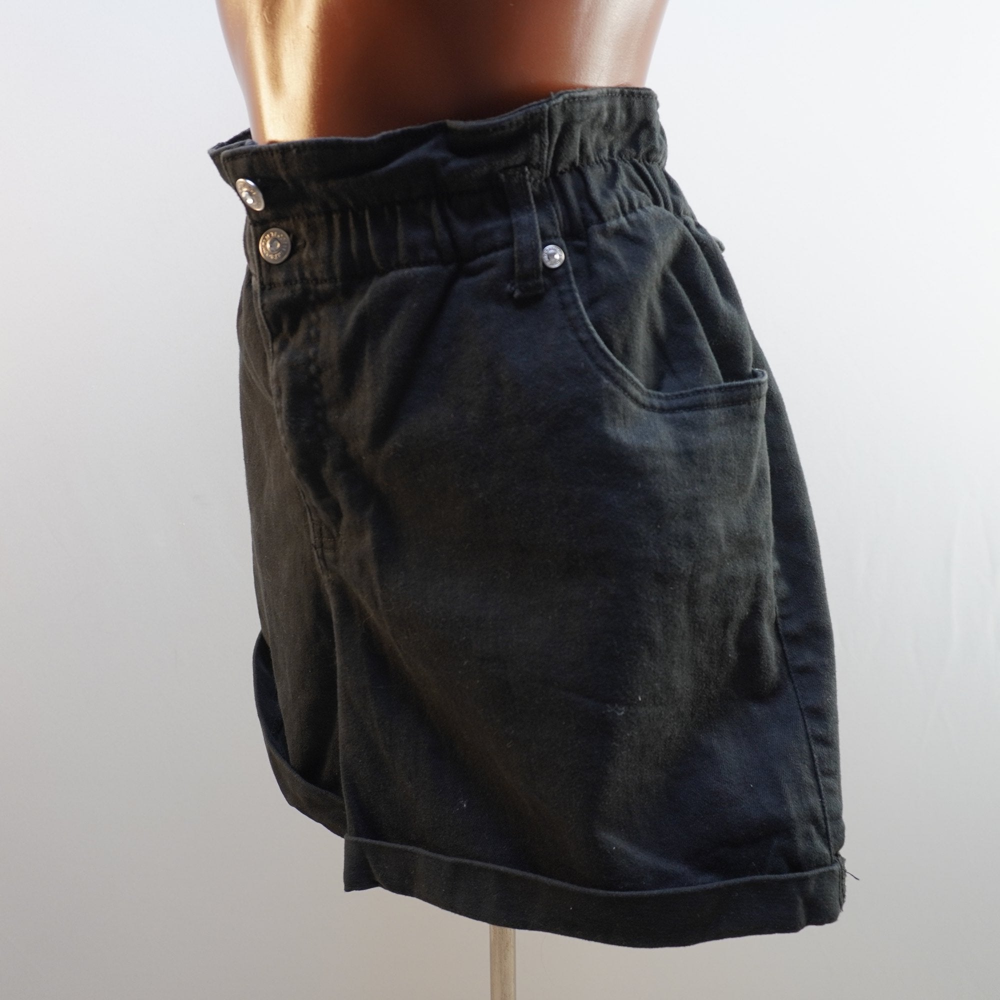 Pantalones Cortos Vaqueros Bodyflirt para Mujer Usados - Negros, XXL