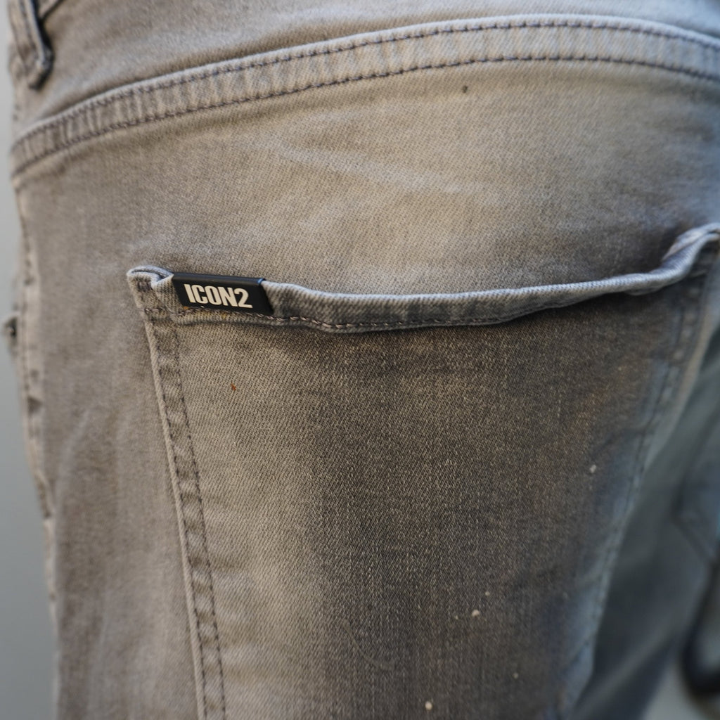 Vaqueros Dsquared2 para Hombre Usados - Gris, L