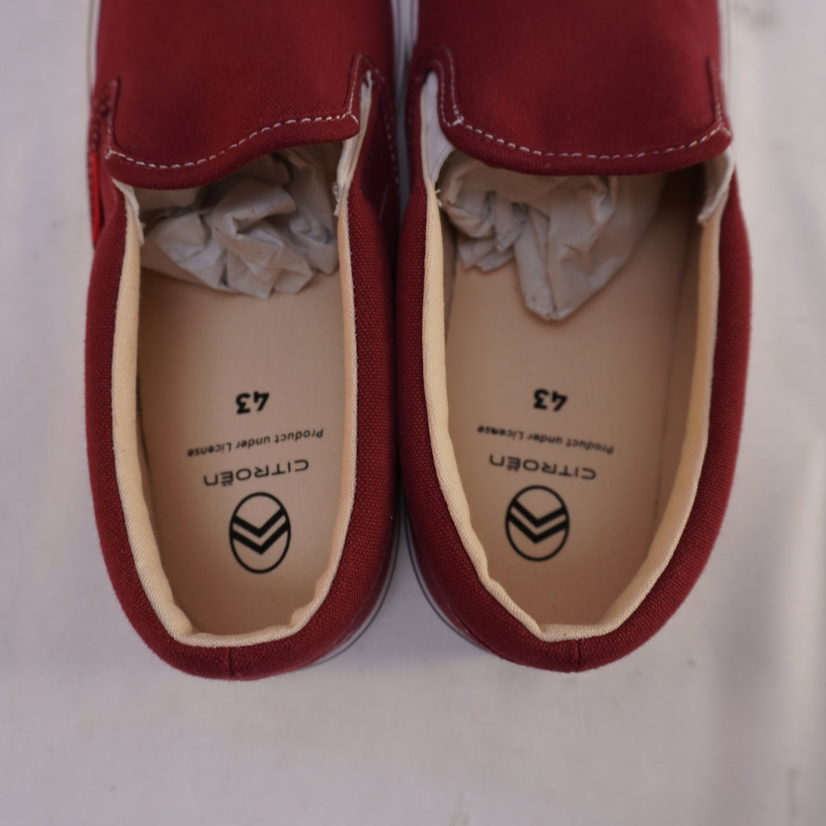 Zapatillas Citroën para Hombre Usadas - Rojas, Talla 43