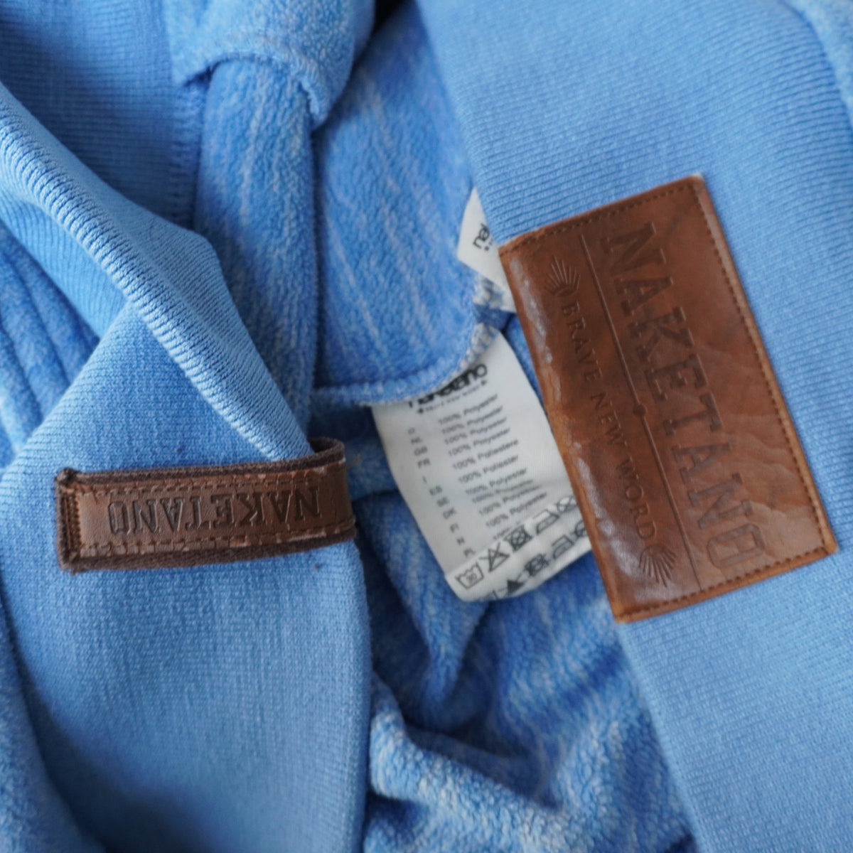 Sudadera con Capucha Naketano para Mujer Usada - Azul, XXL