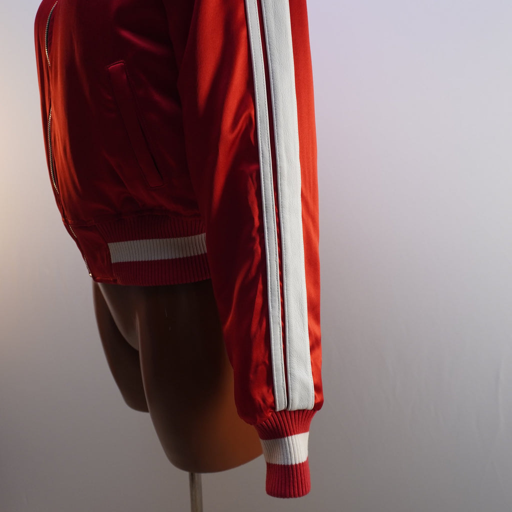 Chaqueta Bomber Amiry para Mujer Usada - Roja, Pequeño (S)