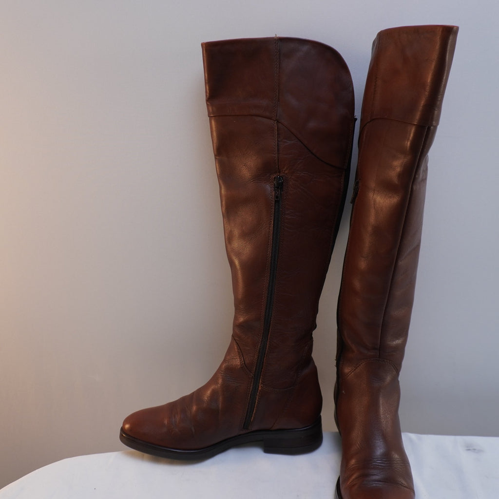 Botas Cellini para Mujer Usadas - Marrón, Talla 39