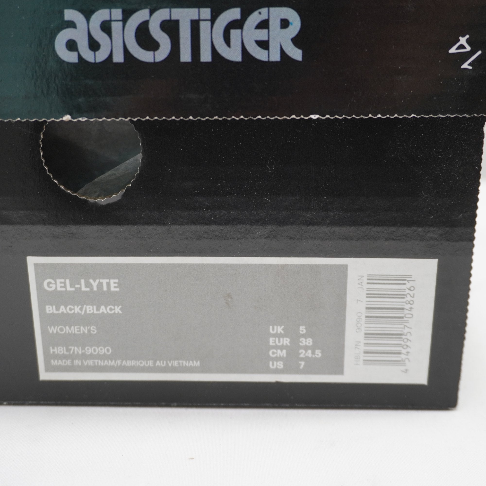 Zapatillas Asics para Mujer Usadas - Negro, Talla 38
