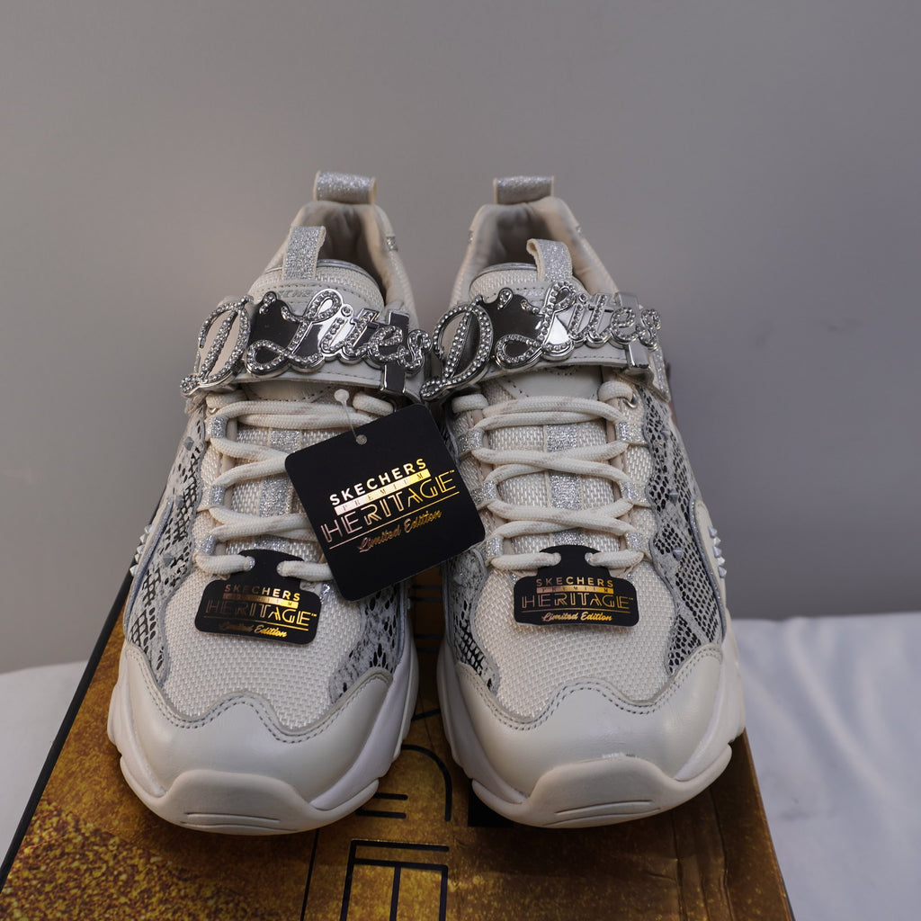 Zapatillas Skechers para Mujer Usadas - Gris, Talla 37