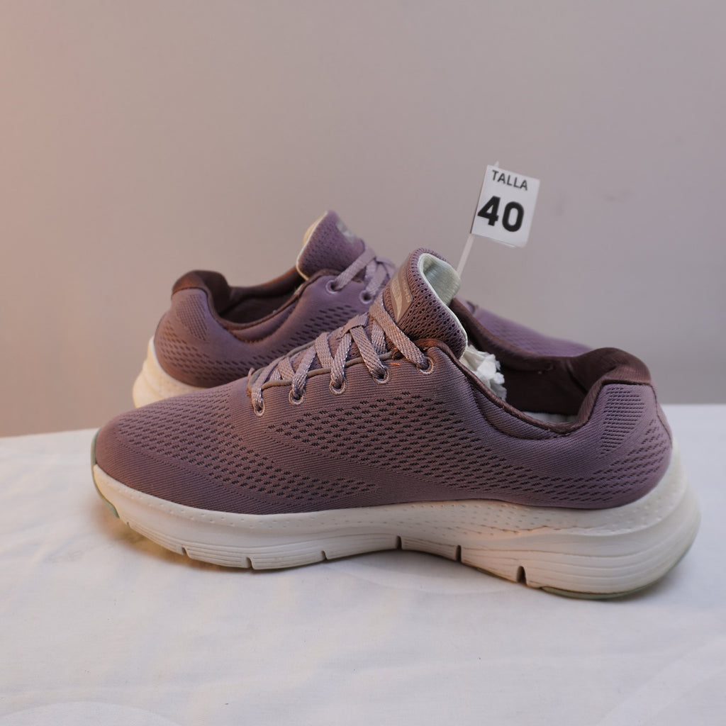 Zapatillas Skechers para Mujer Usadas - Rosa, 40