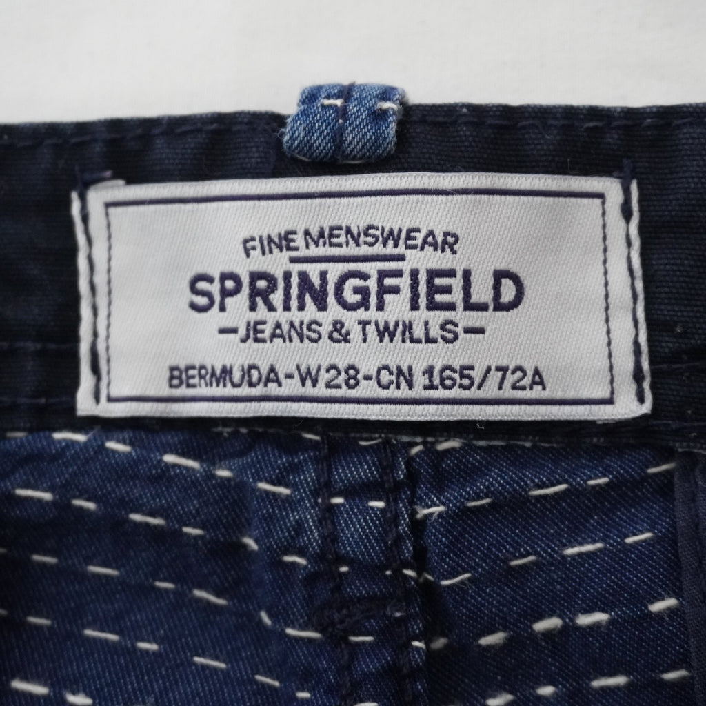 Pantalones Cortos Vaqueros Springfield para Hombre Usados - Azul, S
