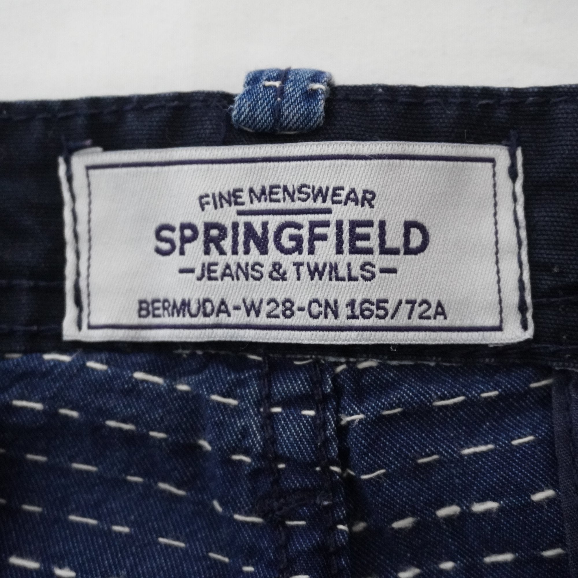 Pantalones Cortos Vaqueros Springfield para Hombre Usados - Azul, S