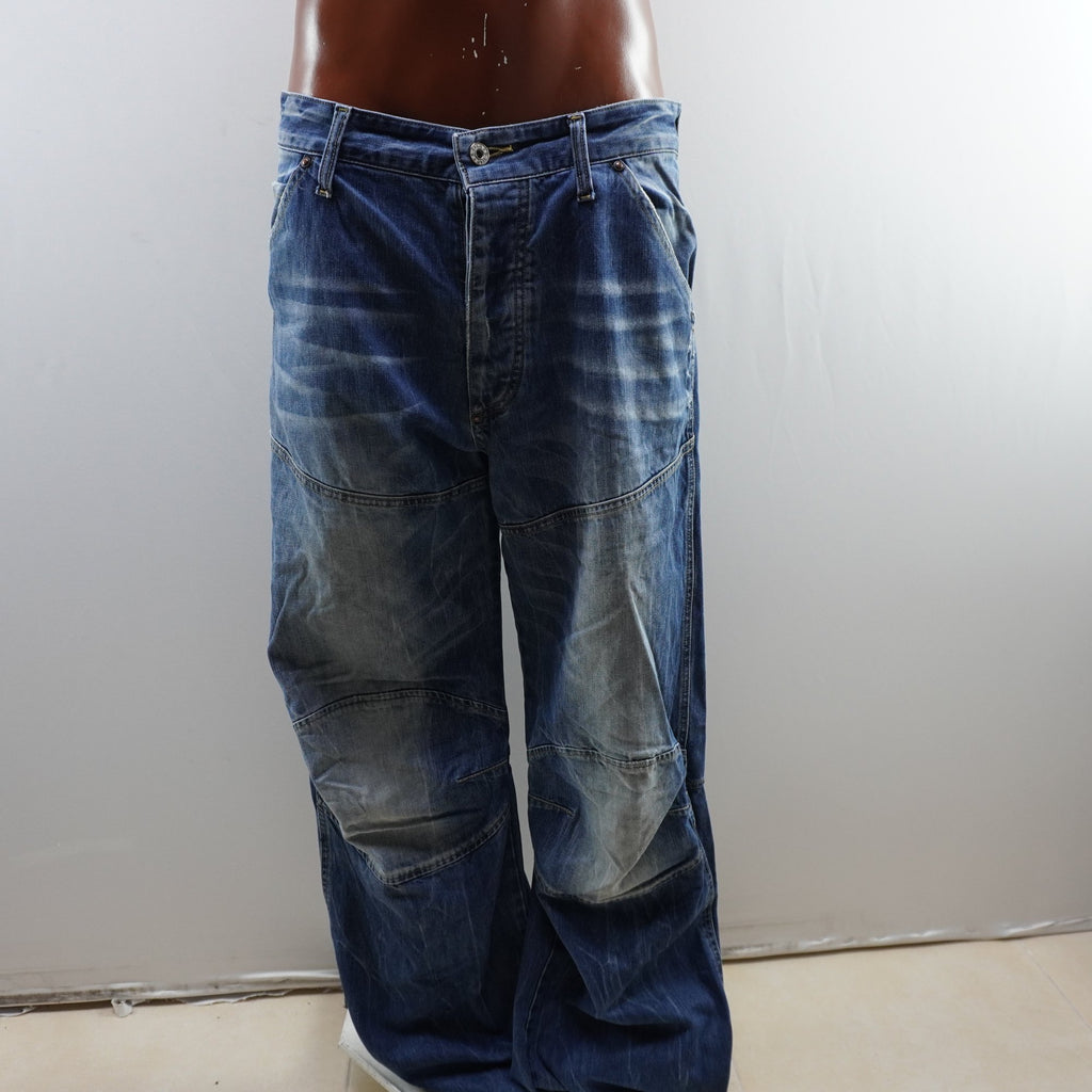 Vaqueros G-Star para Hombre - Azul, Grande (L), Usados en Muy Buen Estado