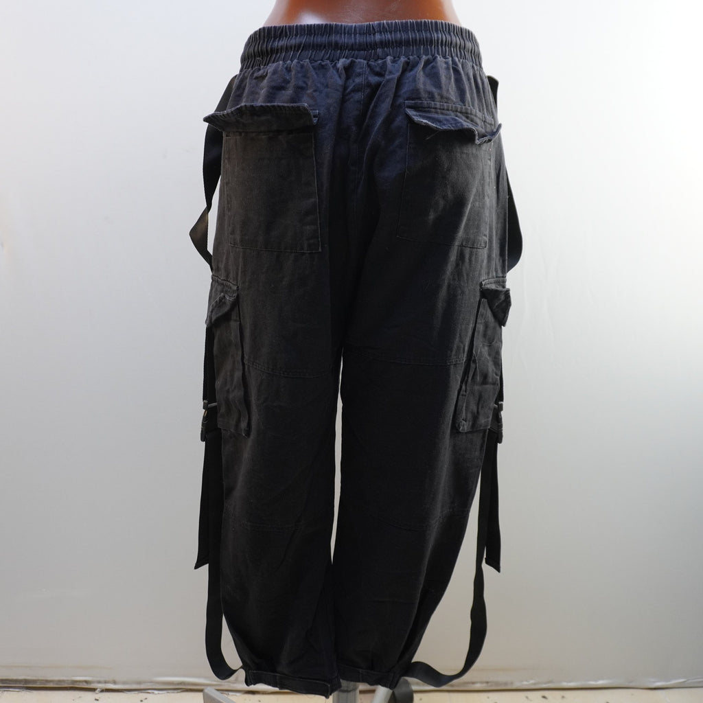 Pantalones Harén Italian Style para Mujer Usados - Negro, M