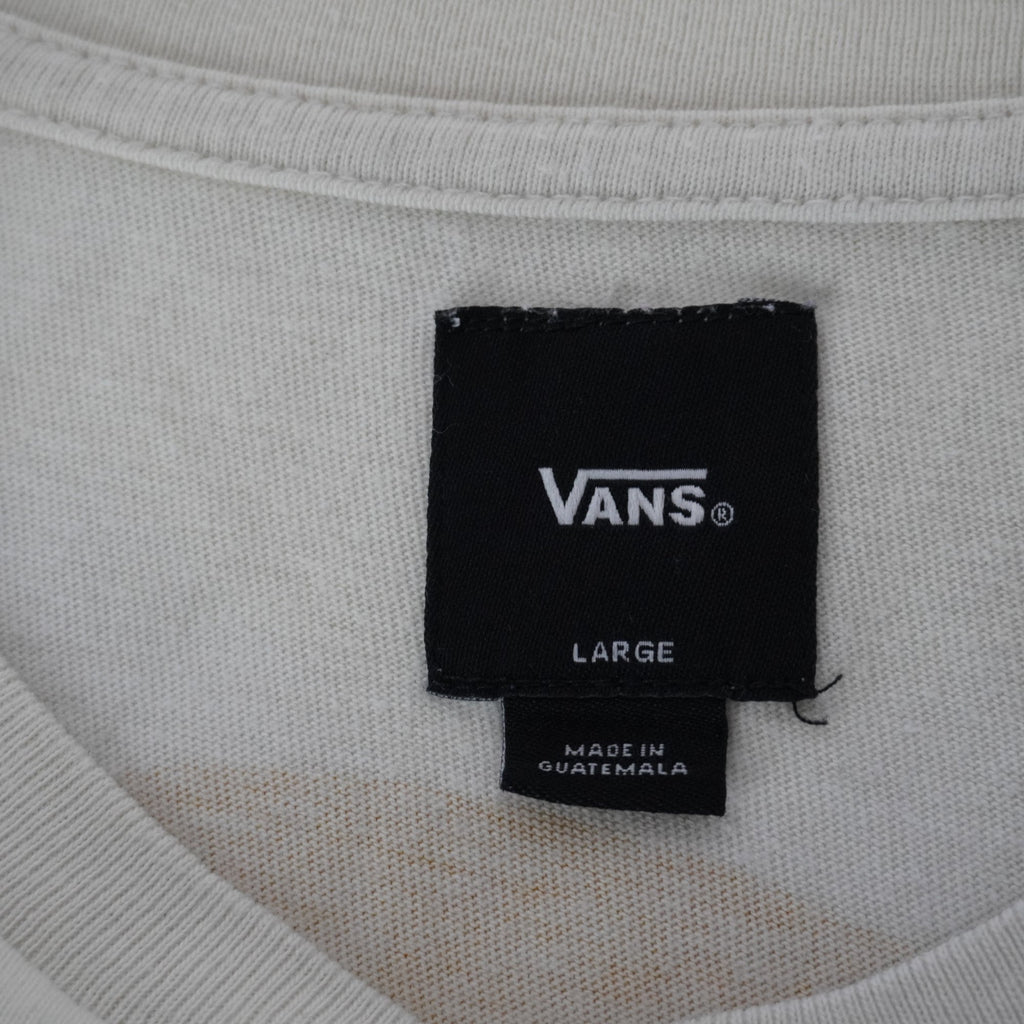 Camiseta Vans para Mujer Usada - Blanca, L
