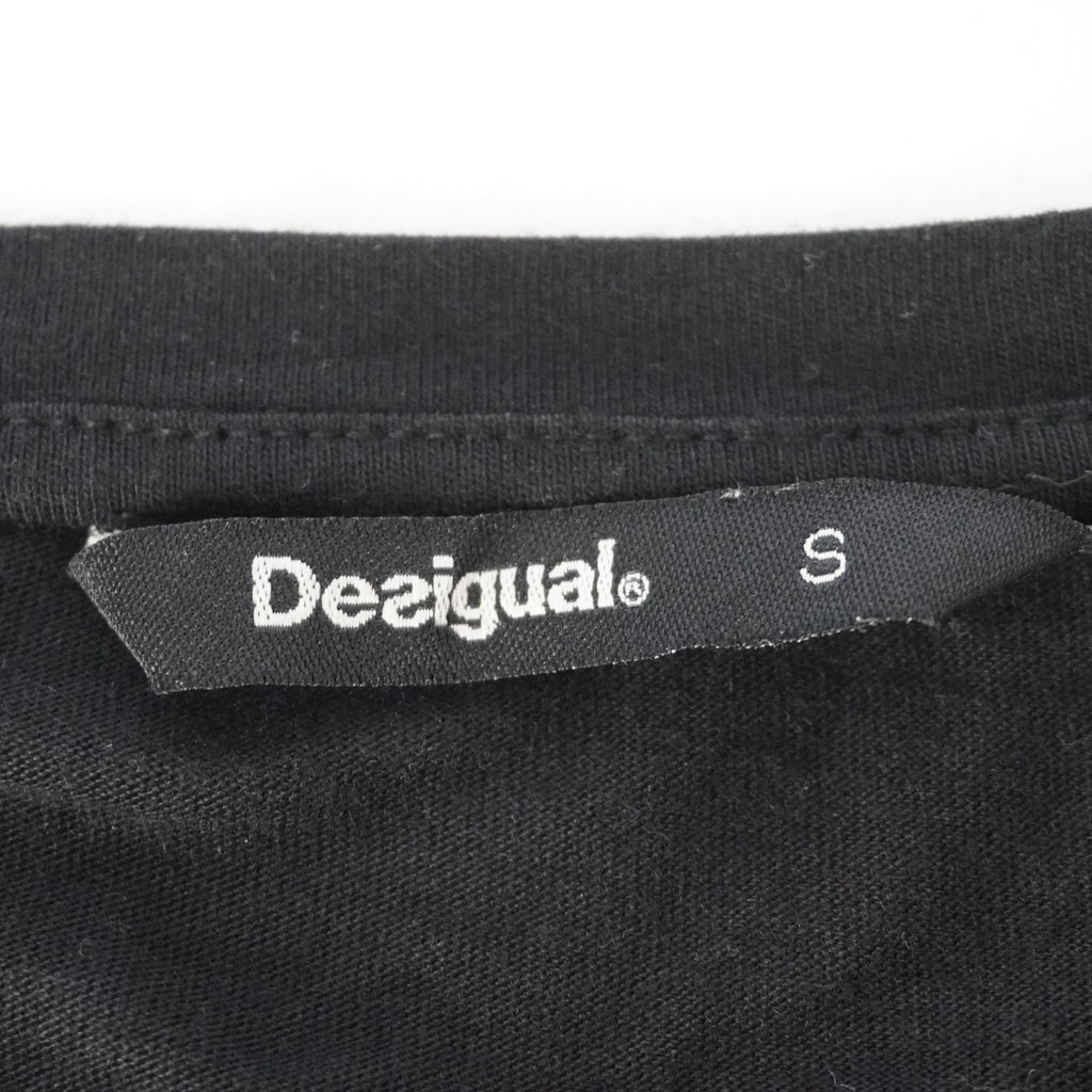 Camiseta Desigual para Mujer Usada - Negra, S