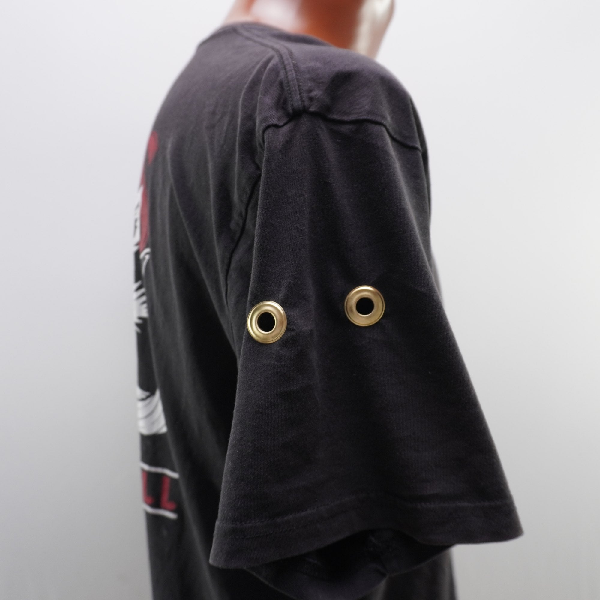 Camiseta de Manga Corta Vans para Hombre Usada - Negra, L